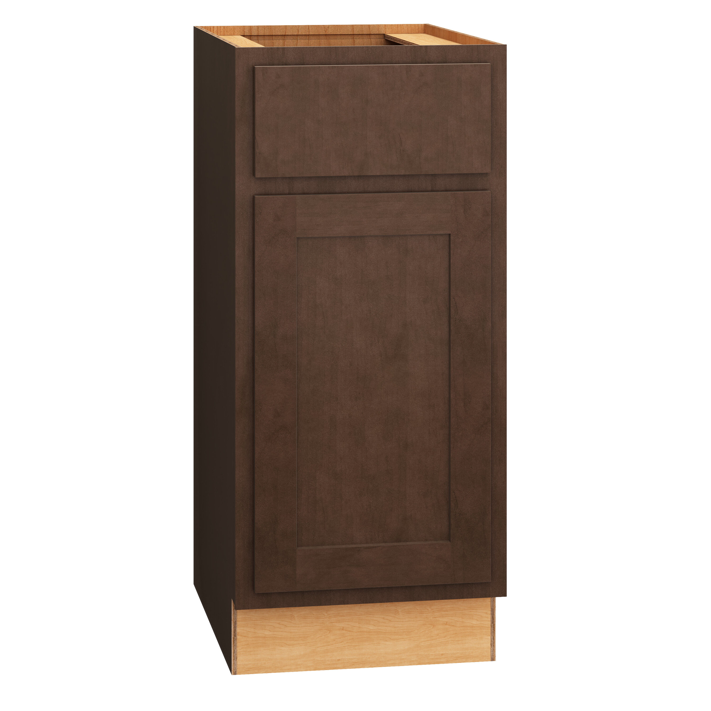 Diamond Express 320 VB153421R Jamestown 15-in Thatch Partial Overlay Bathroom Vanity Base Cabinet without Top