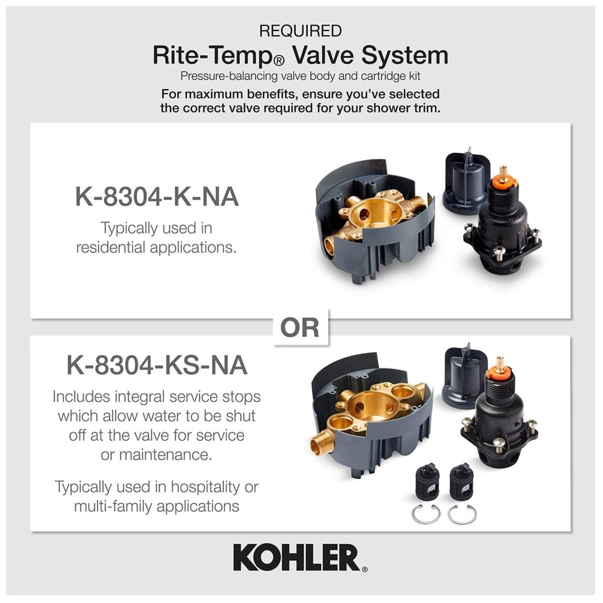 KOHLER K-TS78015-9-BN Shower-Handles - View #2