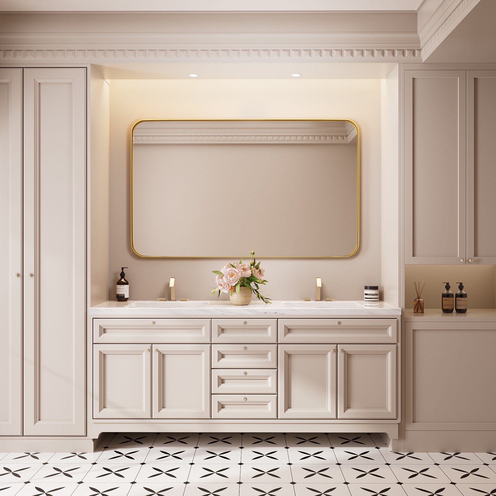 FurniFusion SF-Y-5030-G Decor-Mirrors - View #2