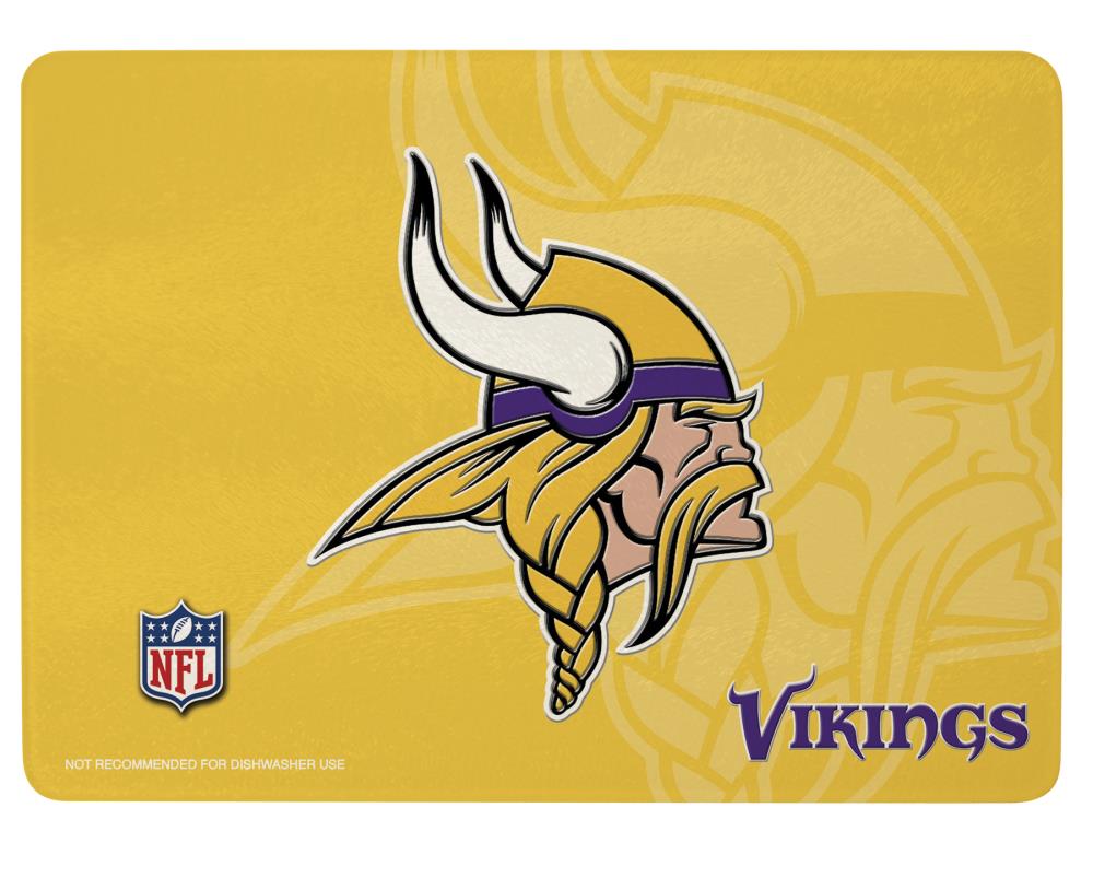 The Memory Company Minnesota Vikings 11.75-in L x 8-in W Glass Cutting ...