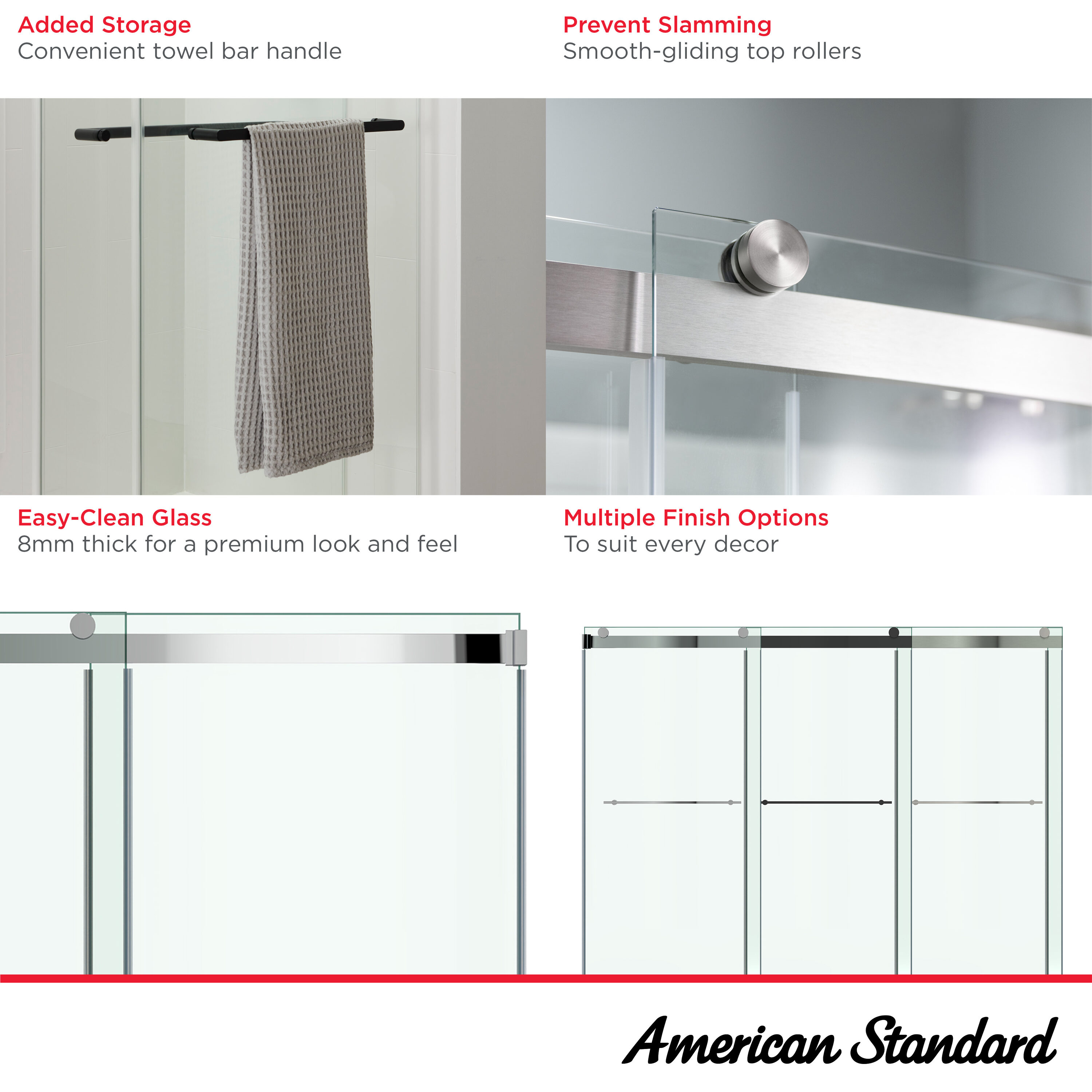 American Standard AM00853400.243 Bathtub-Doors - View #4