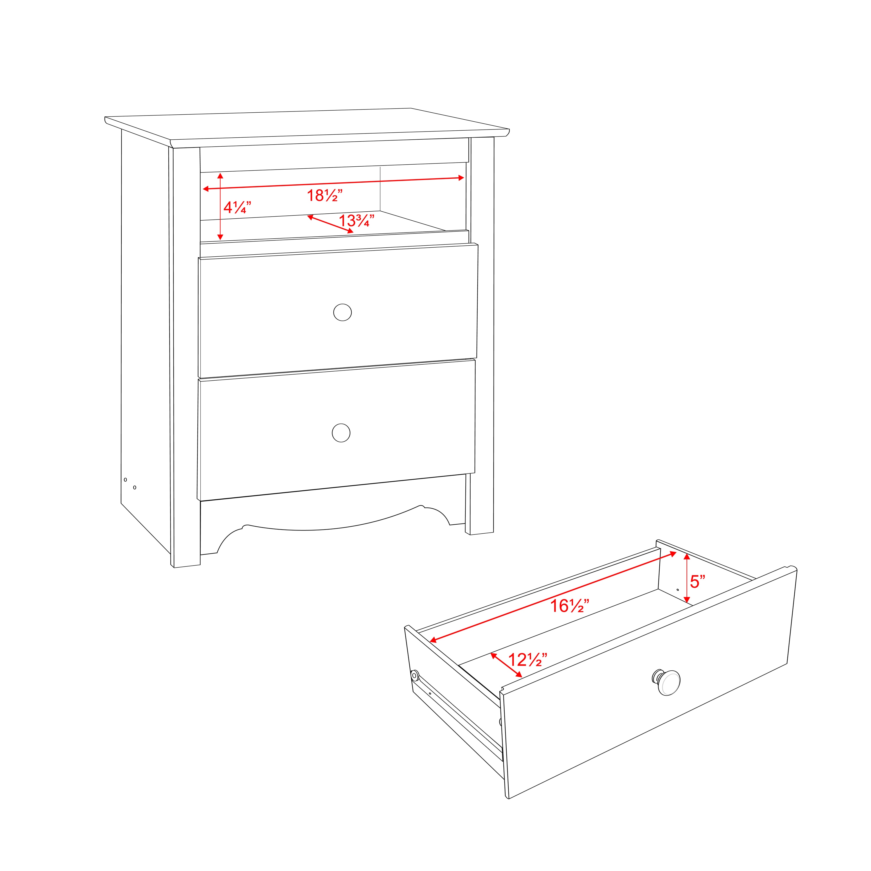 Prepac WDC-2428 nightstands - View #6