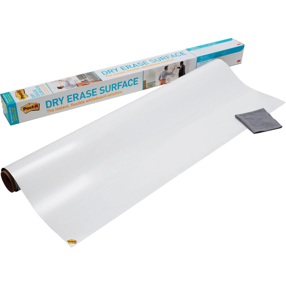 White Board Roll, 4' x3' Whiteboard Post Paper, 48 x 36 Inches Dry Erase Contact - New