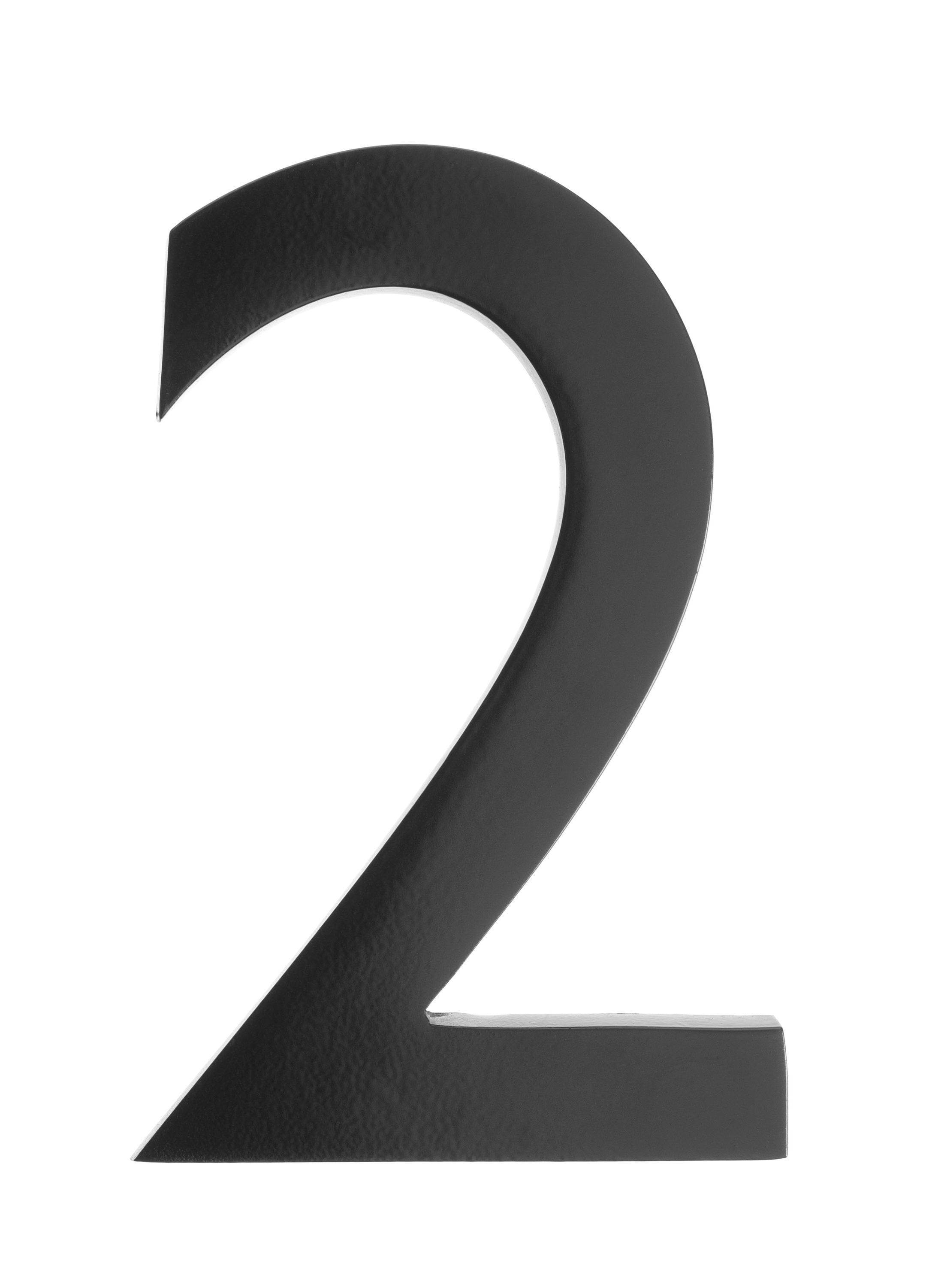 Architectural Mailboxes 3585B-2 5-in Black Number 2
