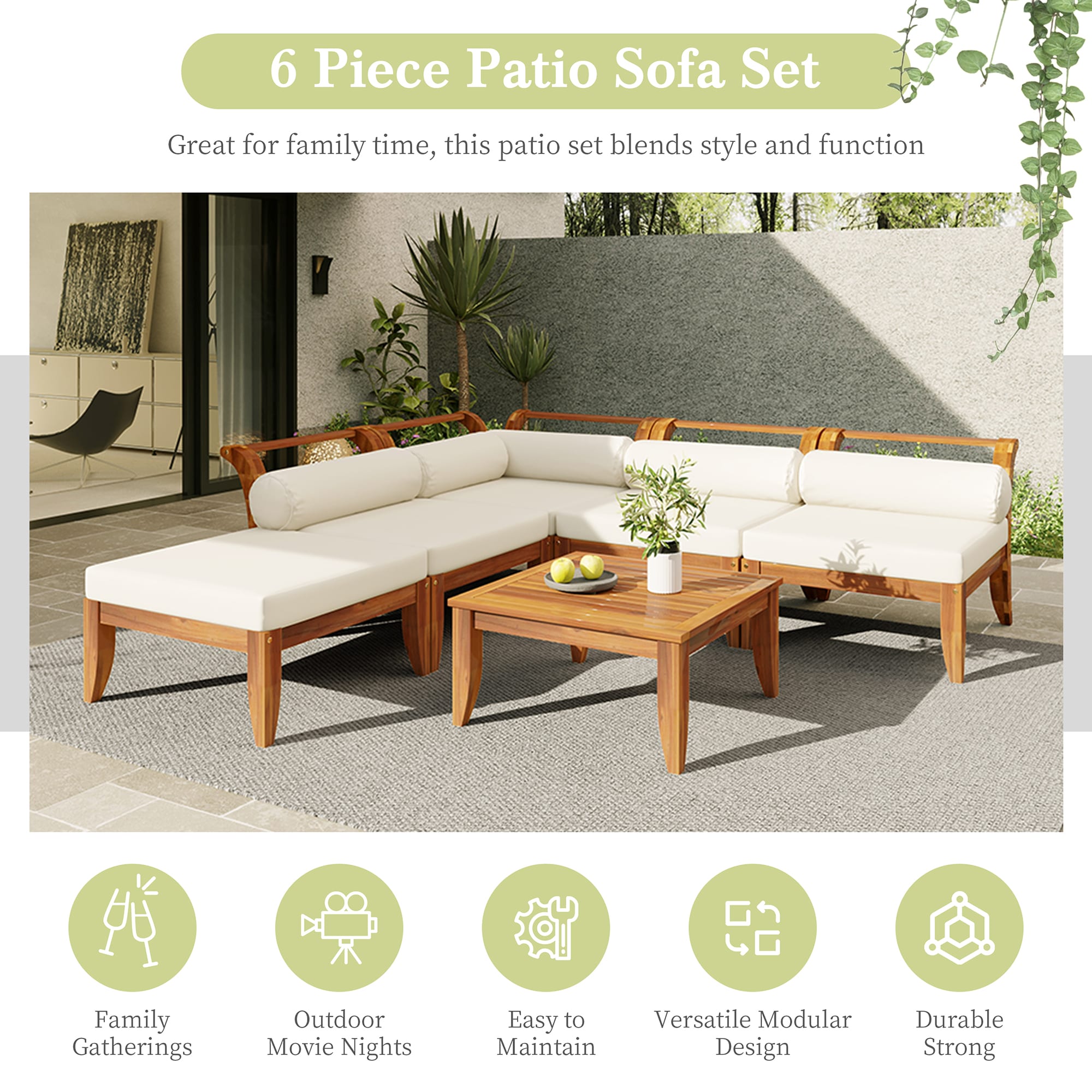 SINOFURN SYA380177BN Patio-Sofas-Daybeds - View #13