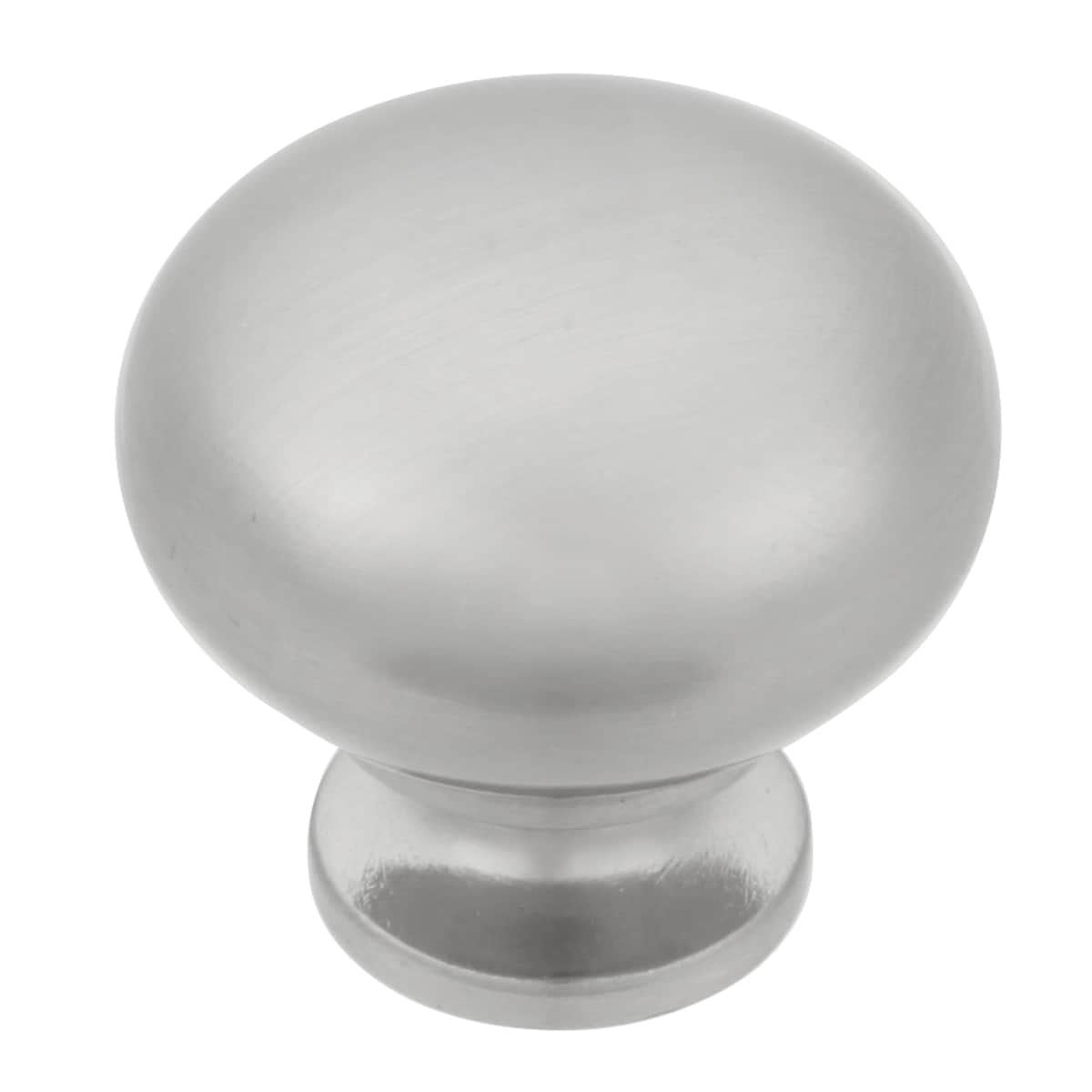 Hickory Hardware P6091-SN Value Knobs 1-1/4-in Satin Nickel Round Transitional Cabinet Knob