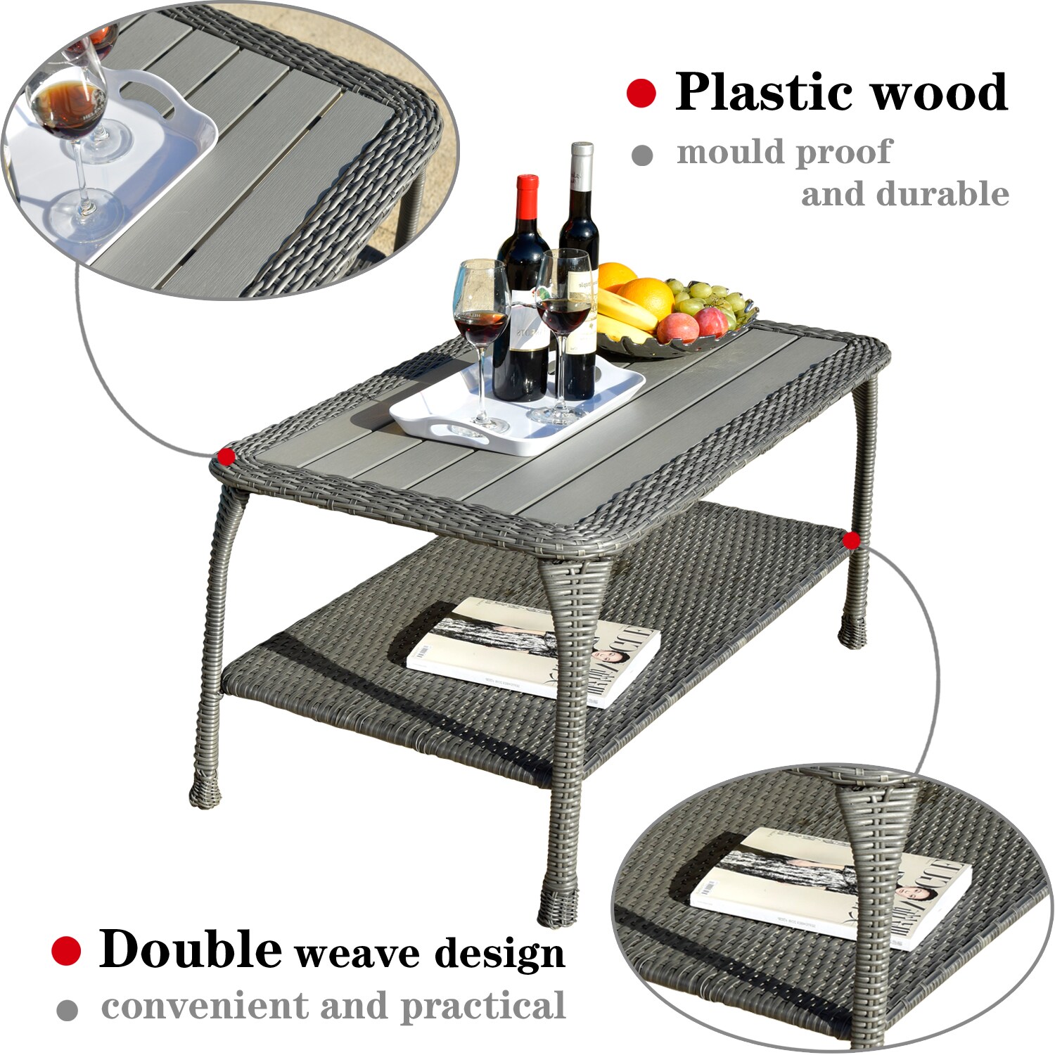 Ovios KS100 Patio-Conversation-Sets - View #3