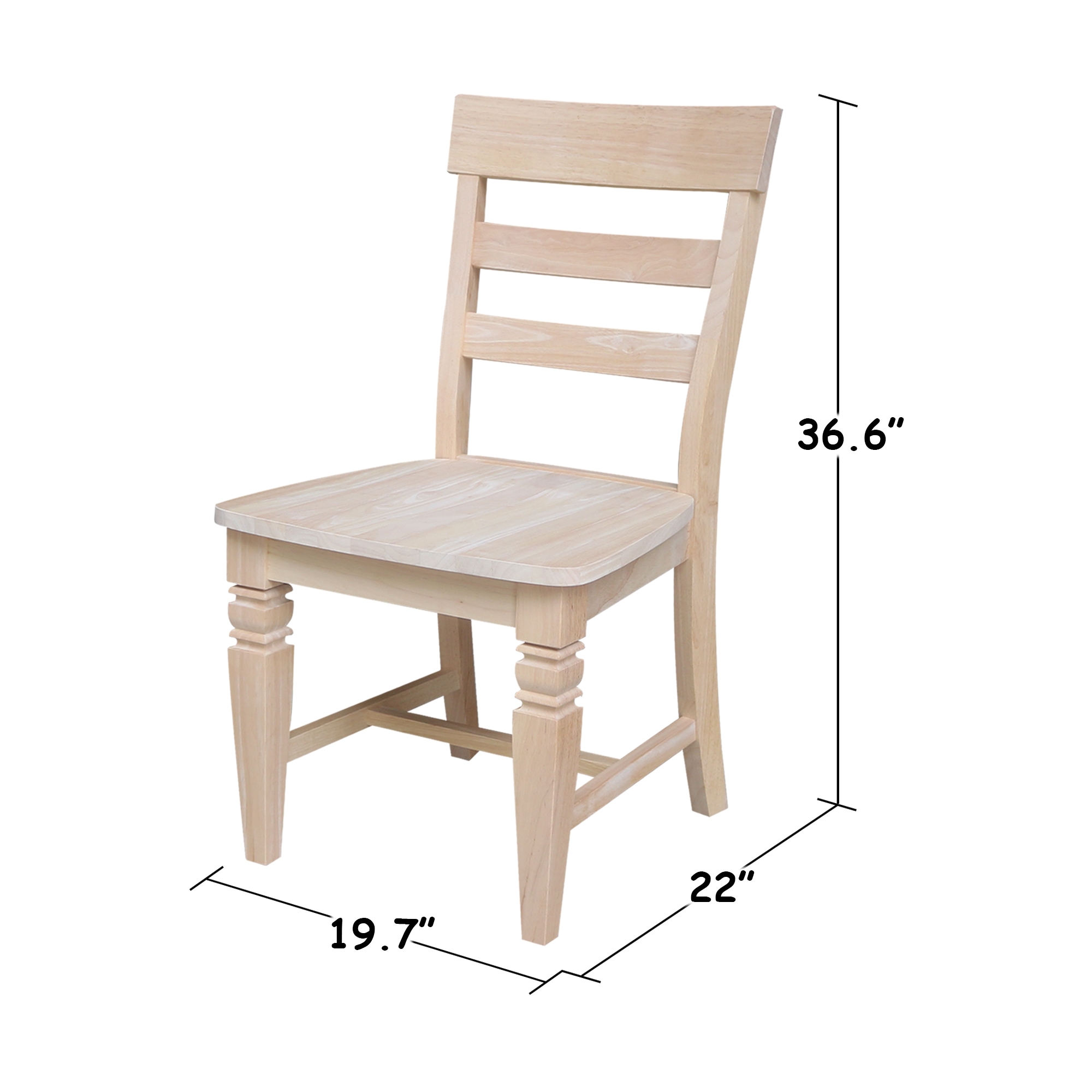 International Concepts C-19P Dining-Chairs - View #10