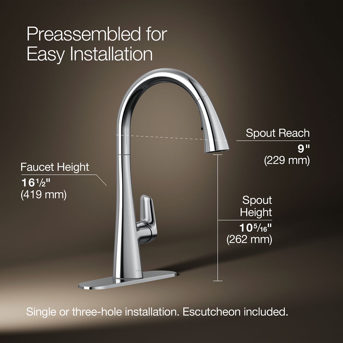 KOHLER R31890-CP Kitchen-Faucets - View #3