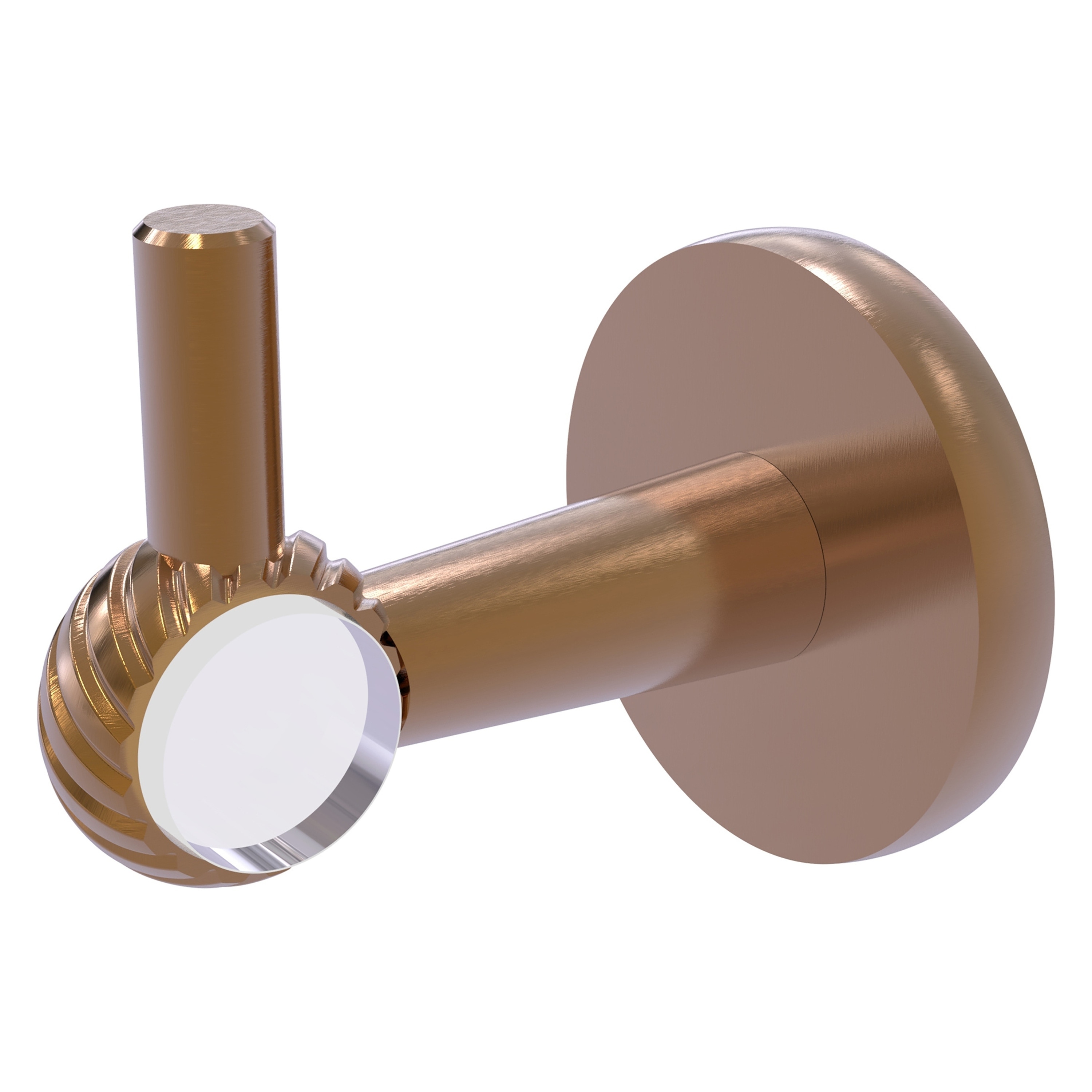 Allied Brass CV-20T-BBR Clearview Brushed Bronze Single -Hook Wall mount Towel Hook
