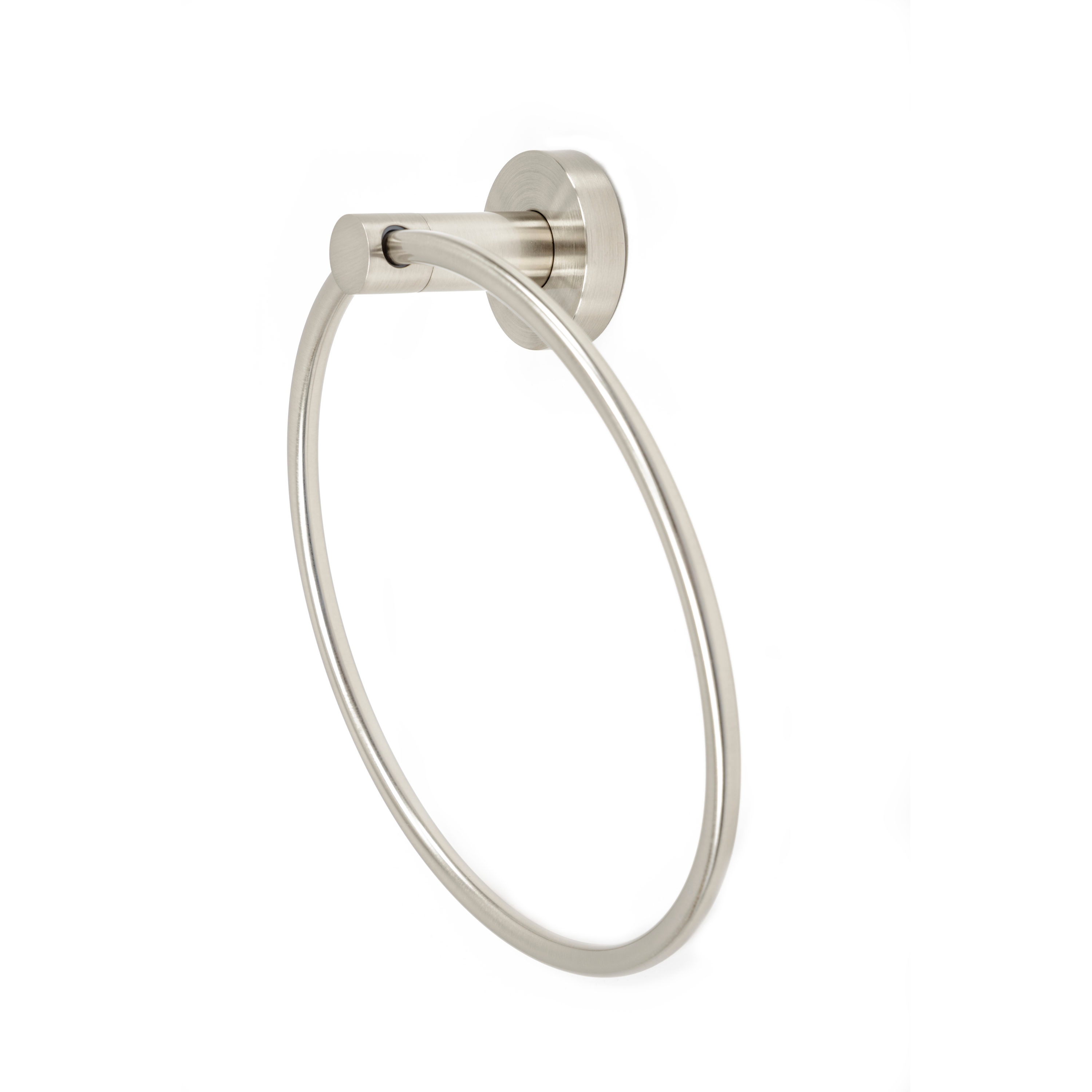 Italia VE2702BN Venezia Brushed nickel Wall mount Single Towel Ring