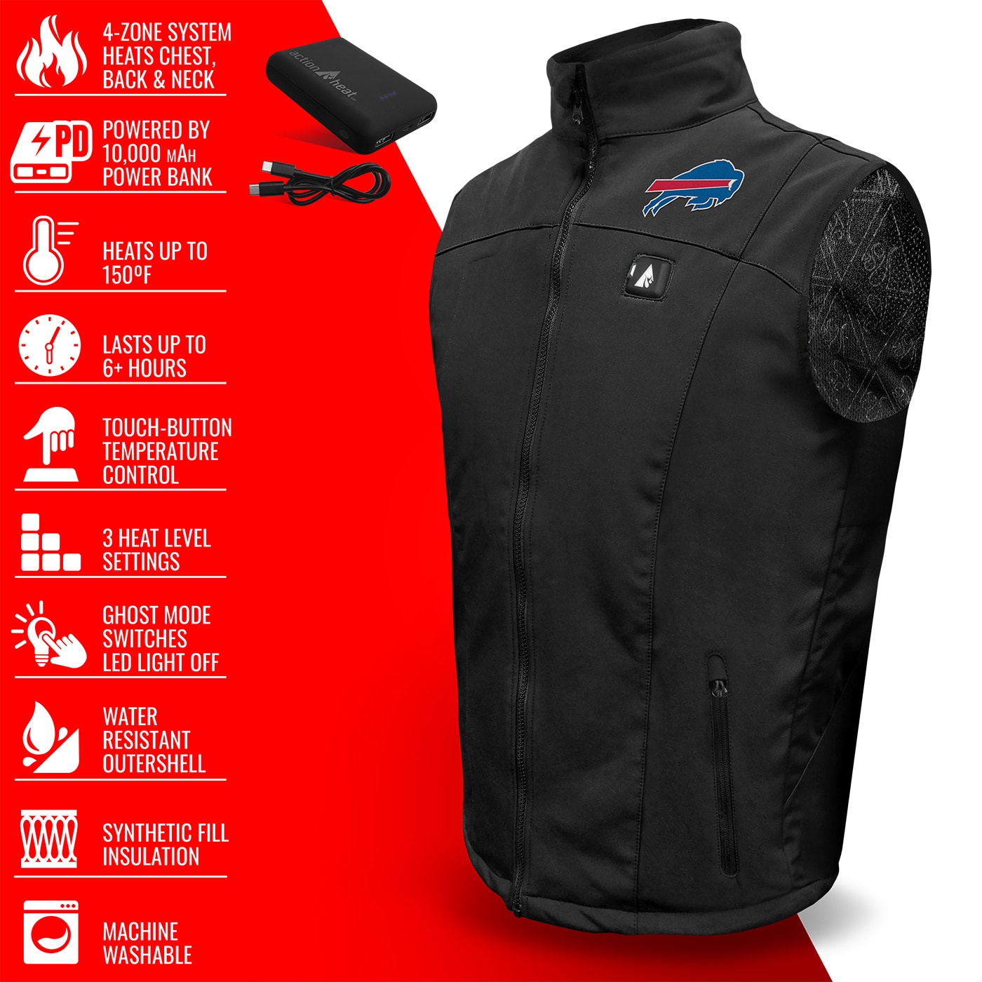 ActionHeat AHBUF5SV-MB3XL Jackets-Coats - View #9
