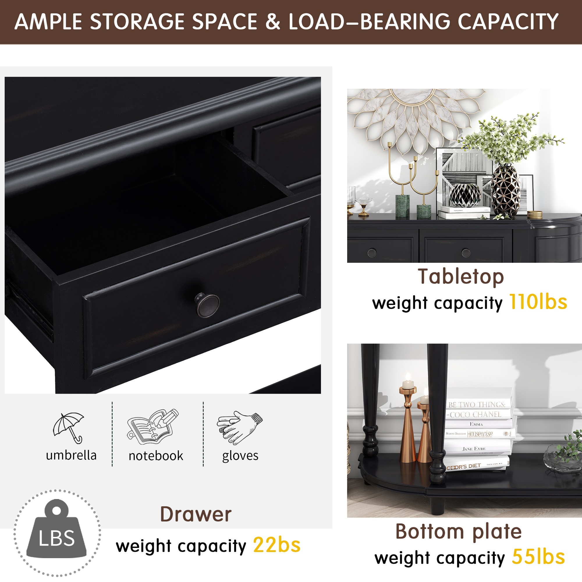 AHIOU HOME ZAAH-CT298768B Console-Sofa-Tables - View #7
