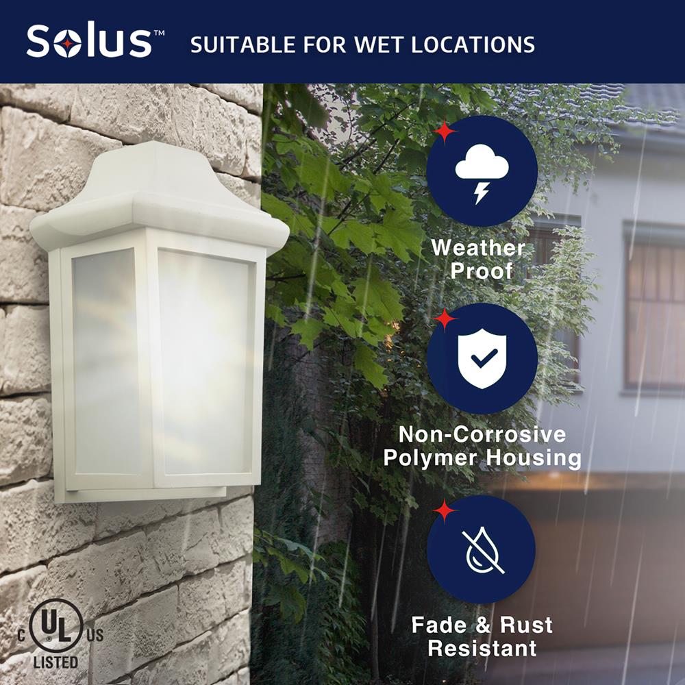 Solus WM-230FMF-WH-S Outdoor-Wall-Lighting - View #6