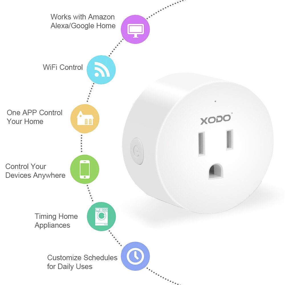 Xodo WP1 Mini Smart Plug 4-Pack