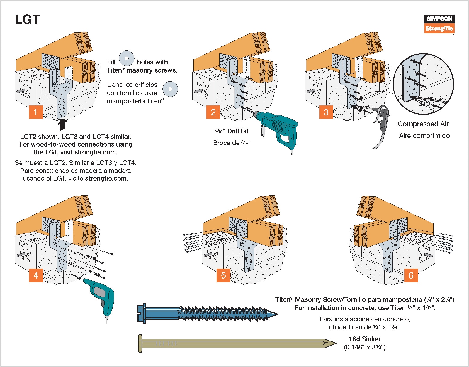 Simpson Strong-Tie LGT3-SDS2.5 Trusses-And-Rafter-Ties - View #4