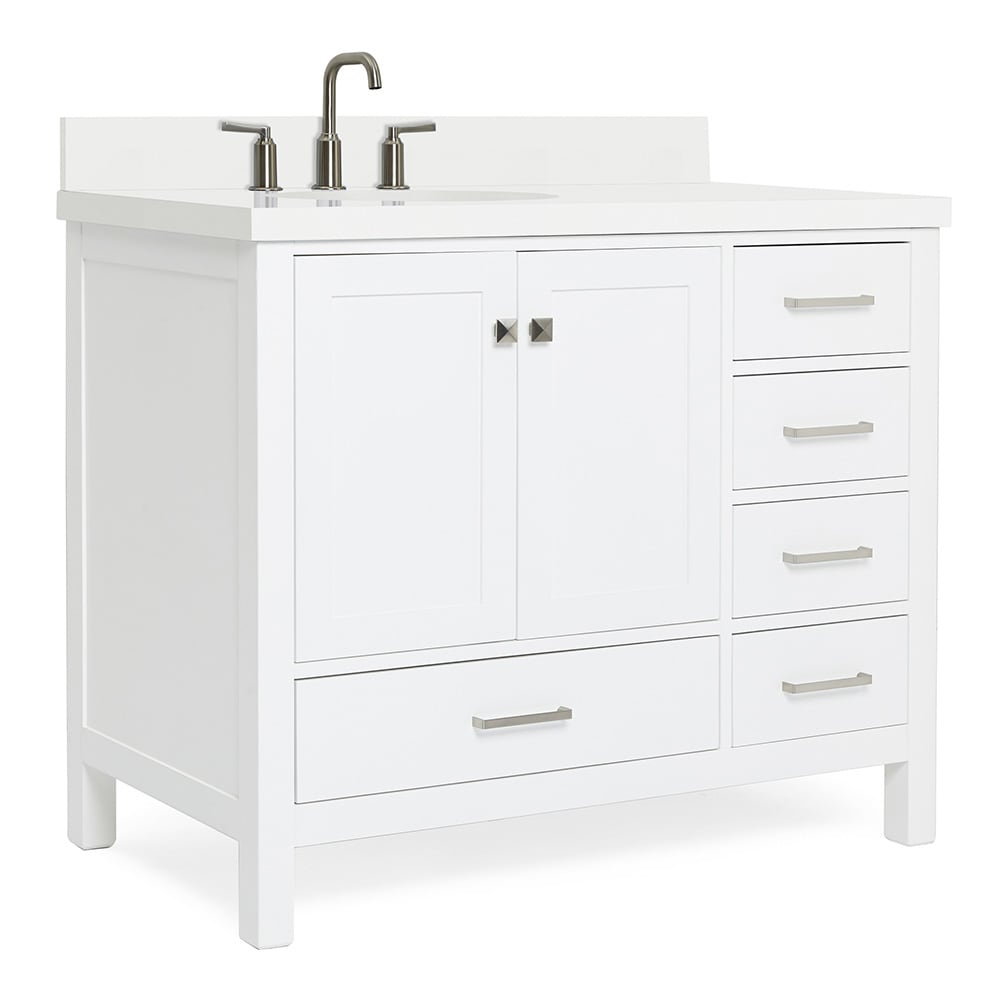 ARIEL A043SLWQOVOWHT Bath-Vanity-Combo - View #3