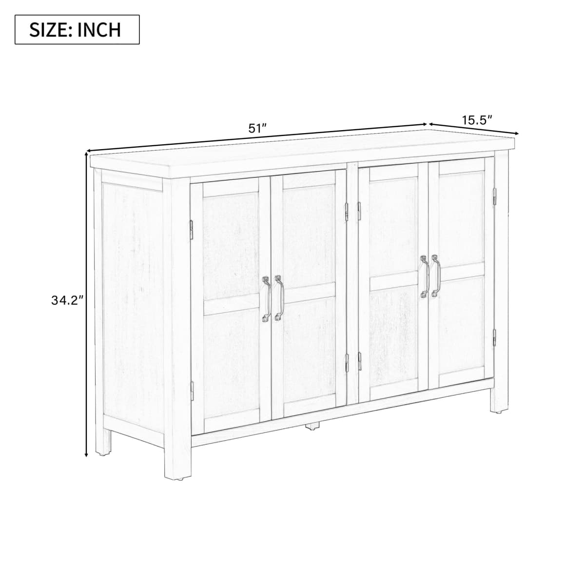 Maison Boucle CRENO-CABINET-BROWN chests - View #3