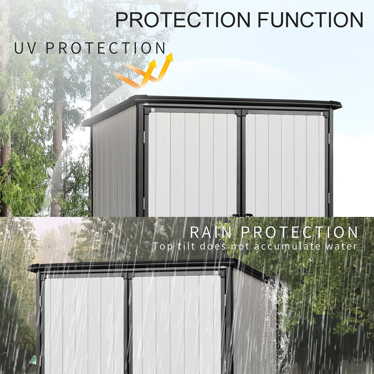 GZMR GZ-WC00034 Vinyl-Resin-Storage-Buildings - View #6