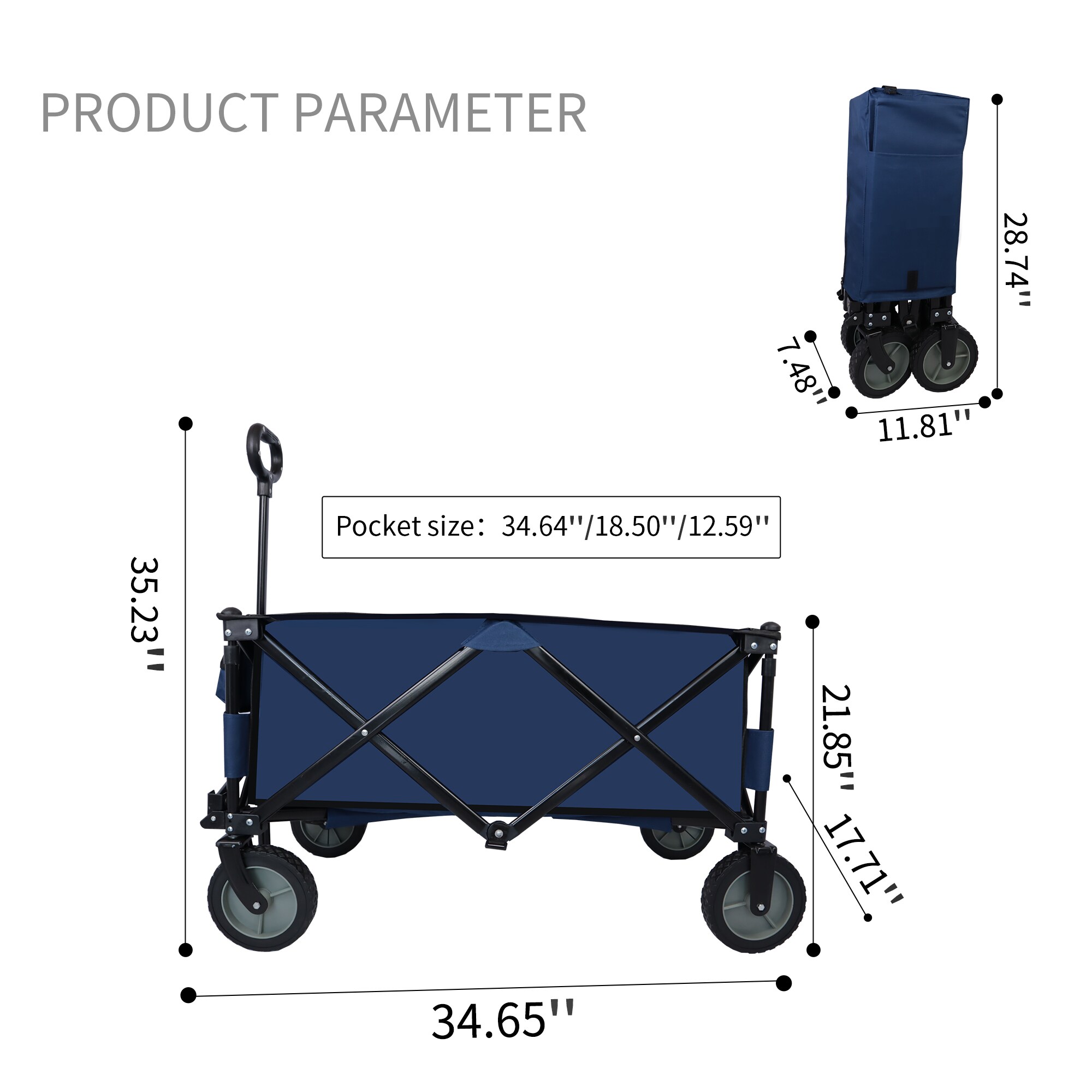 AHIOU HOME ZAAHG-115025C Yard-Carts - View #13
