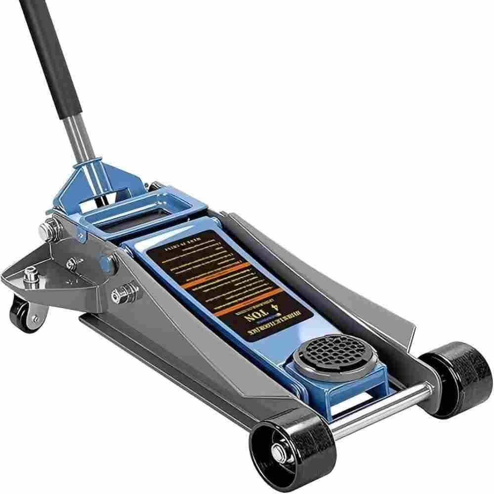 LARBANKE 4-Ton Low Profile Double-Piston Hydraulic Floor Jack Lift