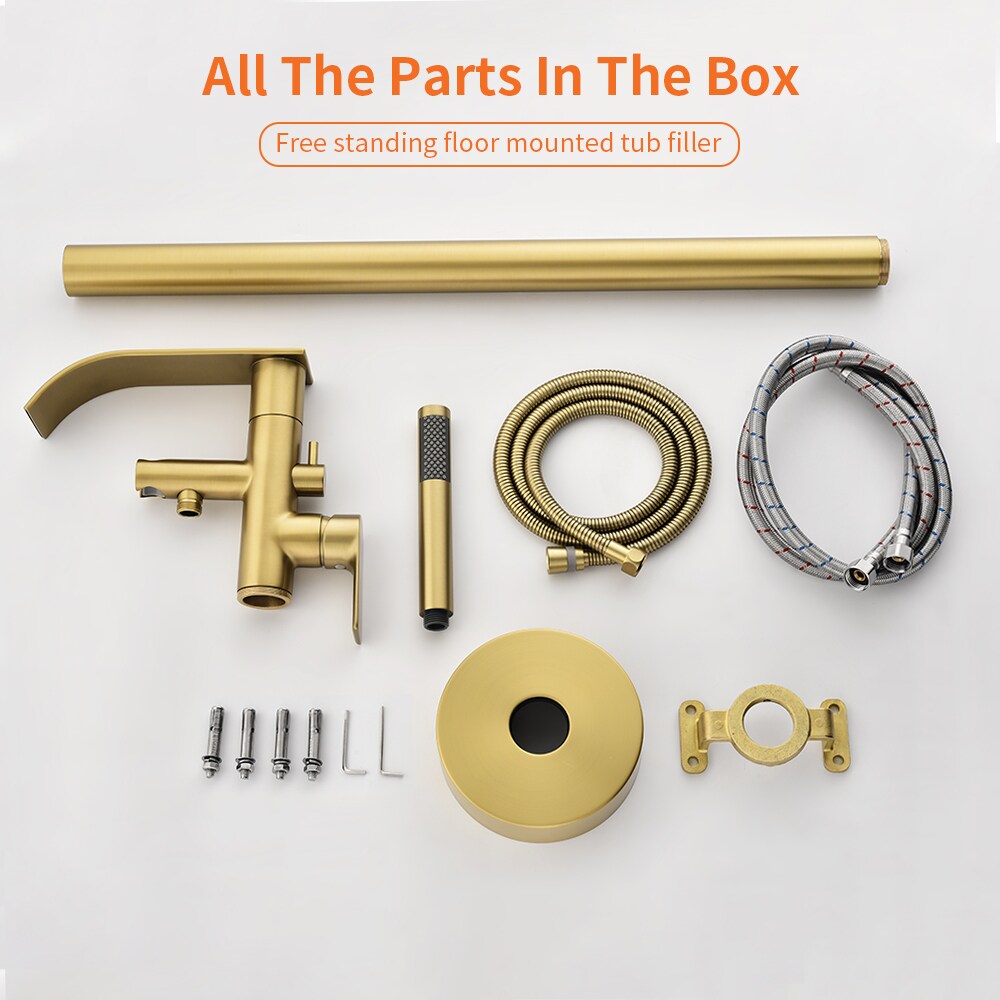 WELLFOR GSM-18009BG Roman-Tub-Faucets - View #10