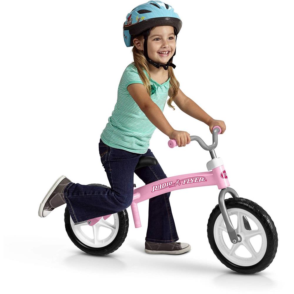Radio Flyer 34GX Kids Classic Steel Framed Tricycle with Handlebar Bell,  Pink 
