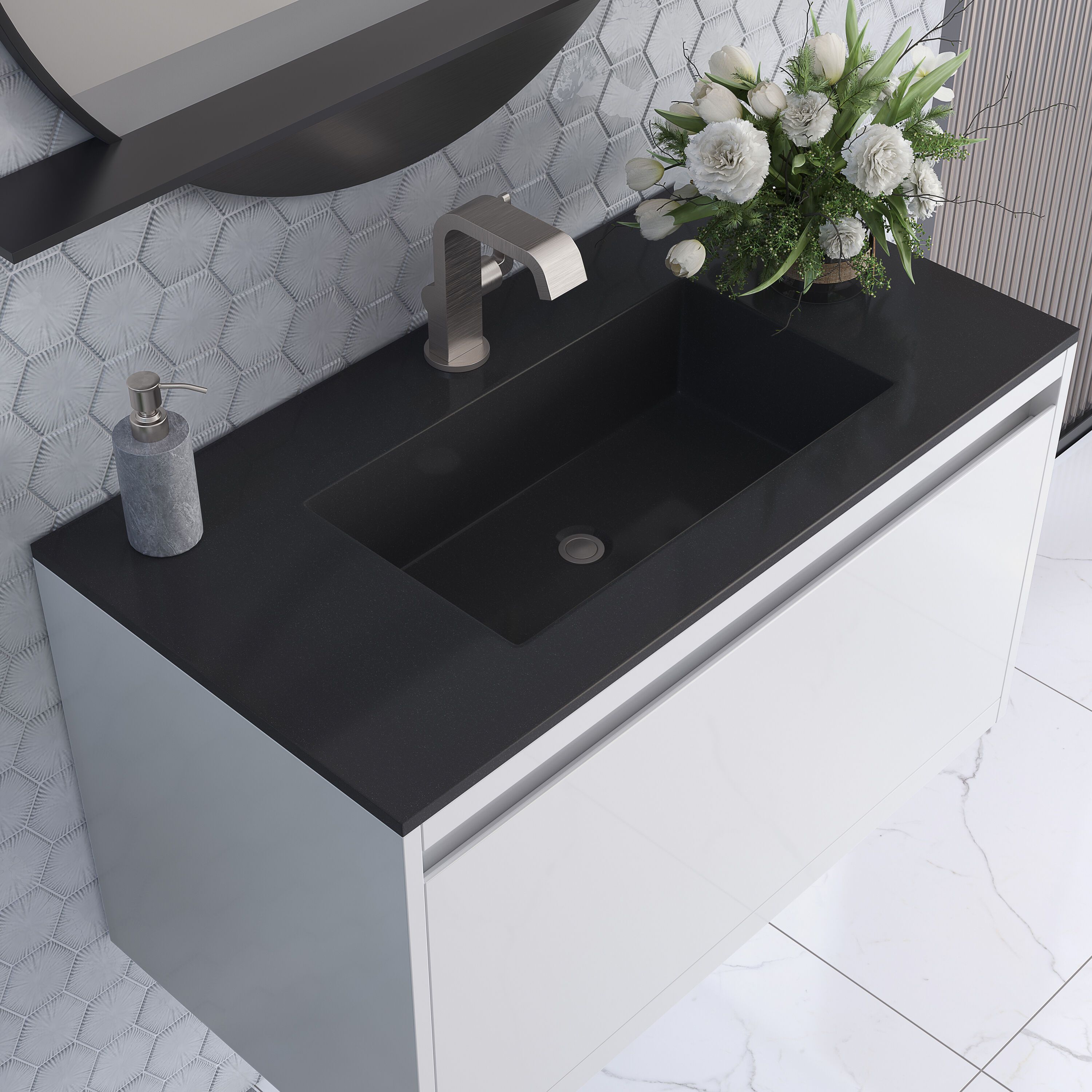 James Martin Vanities 805-V35.4-GW-CH Bath-Vanity-Combo - View #4