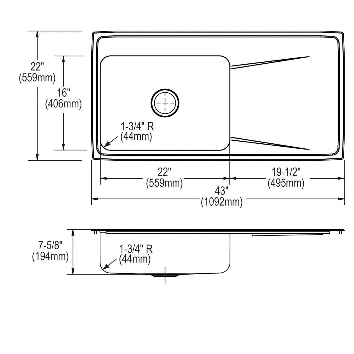Elkay ILR4322L1 Kitchen-Sinks - View #8