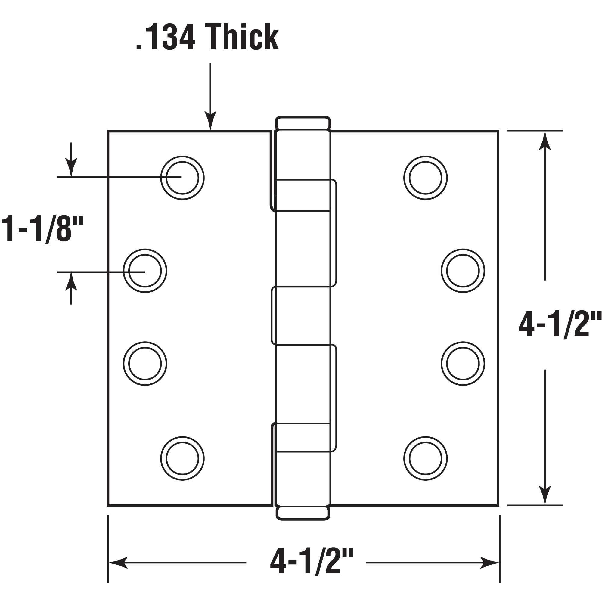 Prime-Line U 1156453 Entry-Door-Hinges - View #4