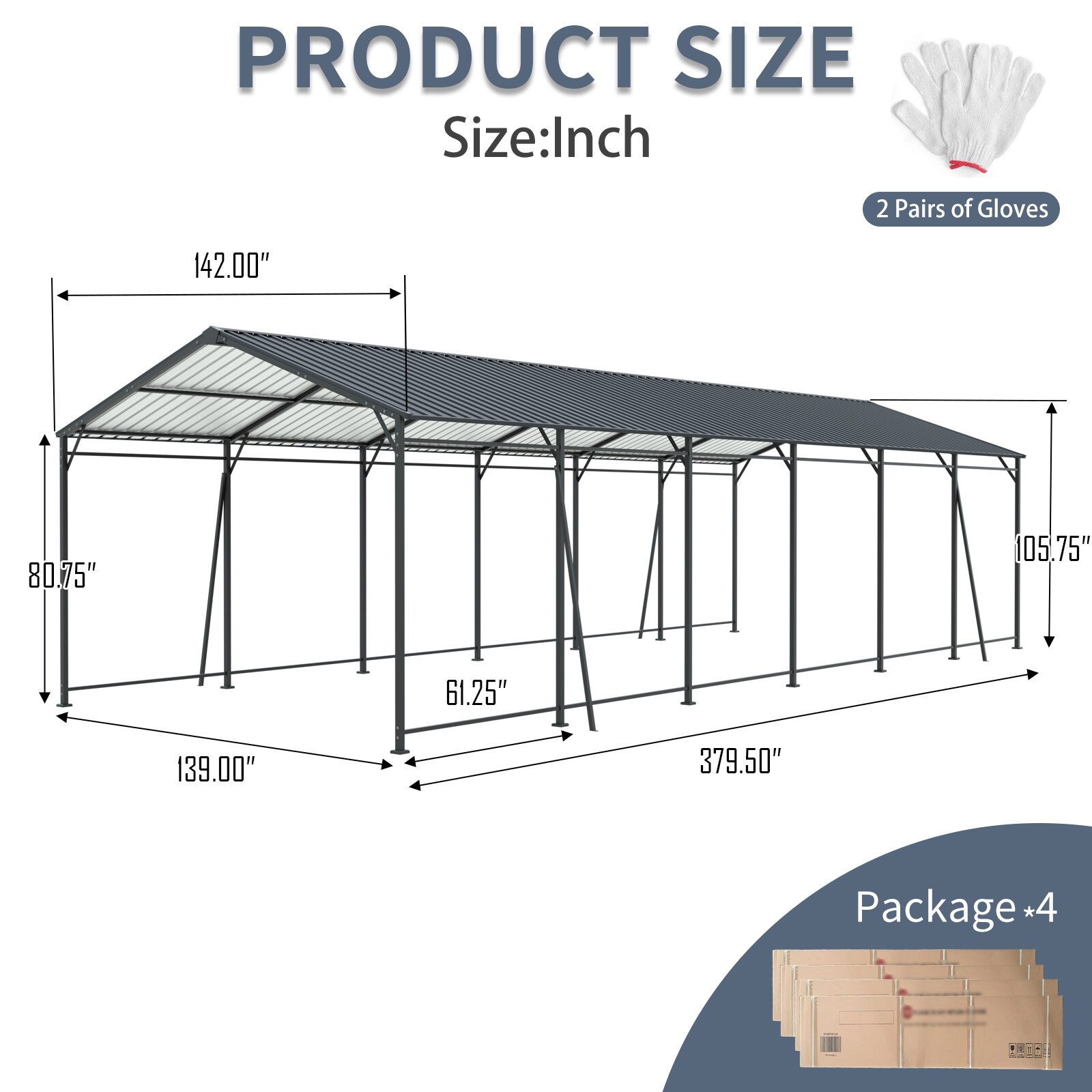 Flynama G-W540S00065 Carport-Covers - View #8