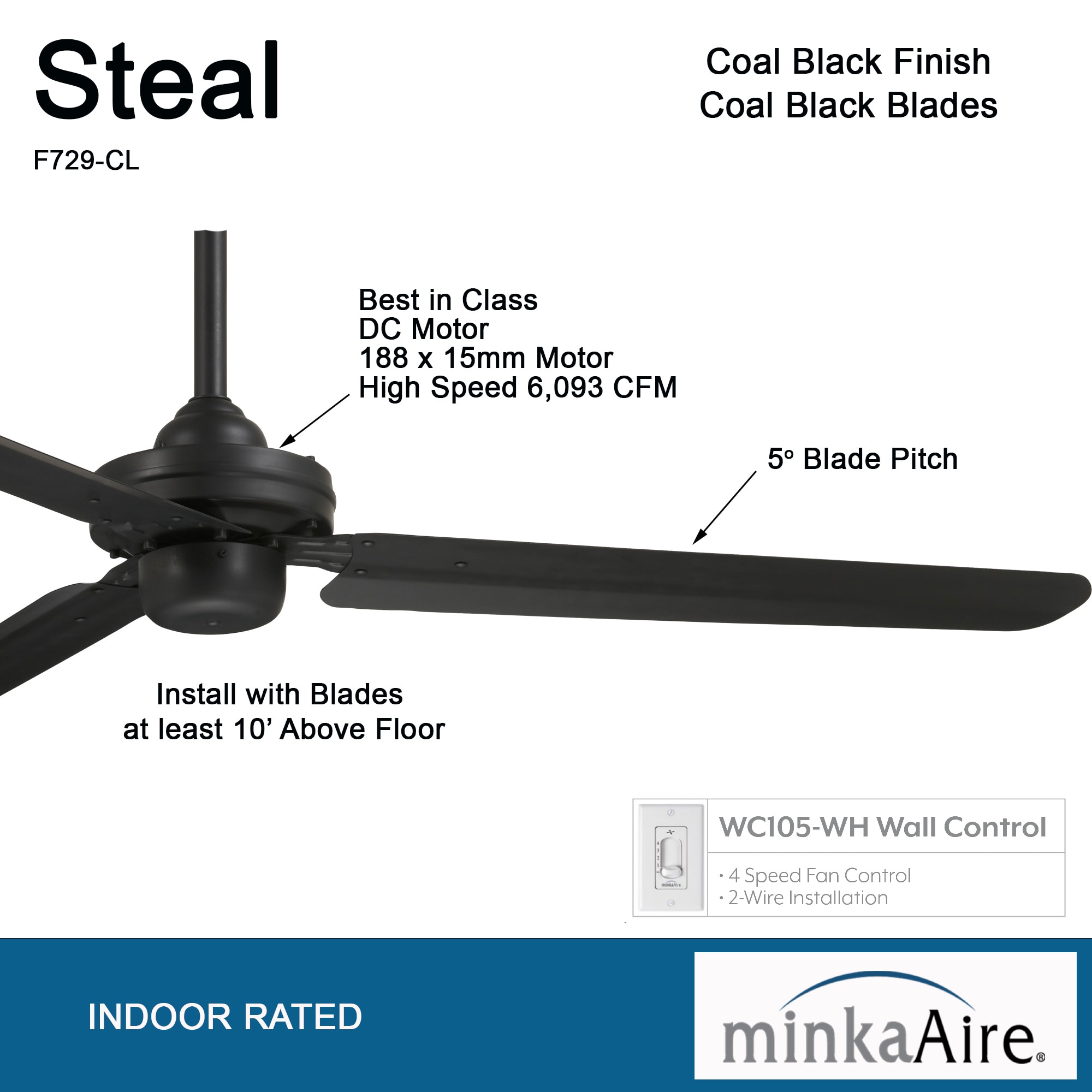 Minka Aire F729-CL Ceiling-Fans - View #5