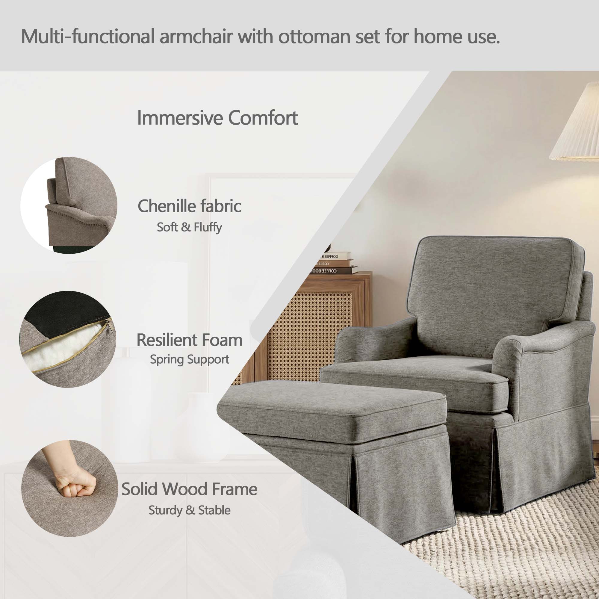 Dreamsidea LS-CH0073S-C-L B-AO Living-Room-Sets - View #5