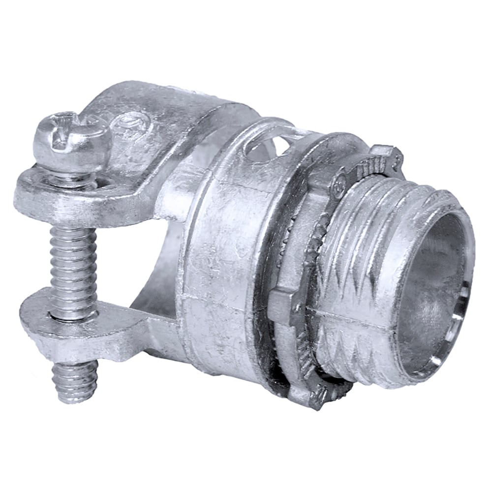 Sigma ProConnex 3/8-in Flexible Die Cast Zinc Squeeze Connector Conduit  Fittings in the Conduit Fittings department at