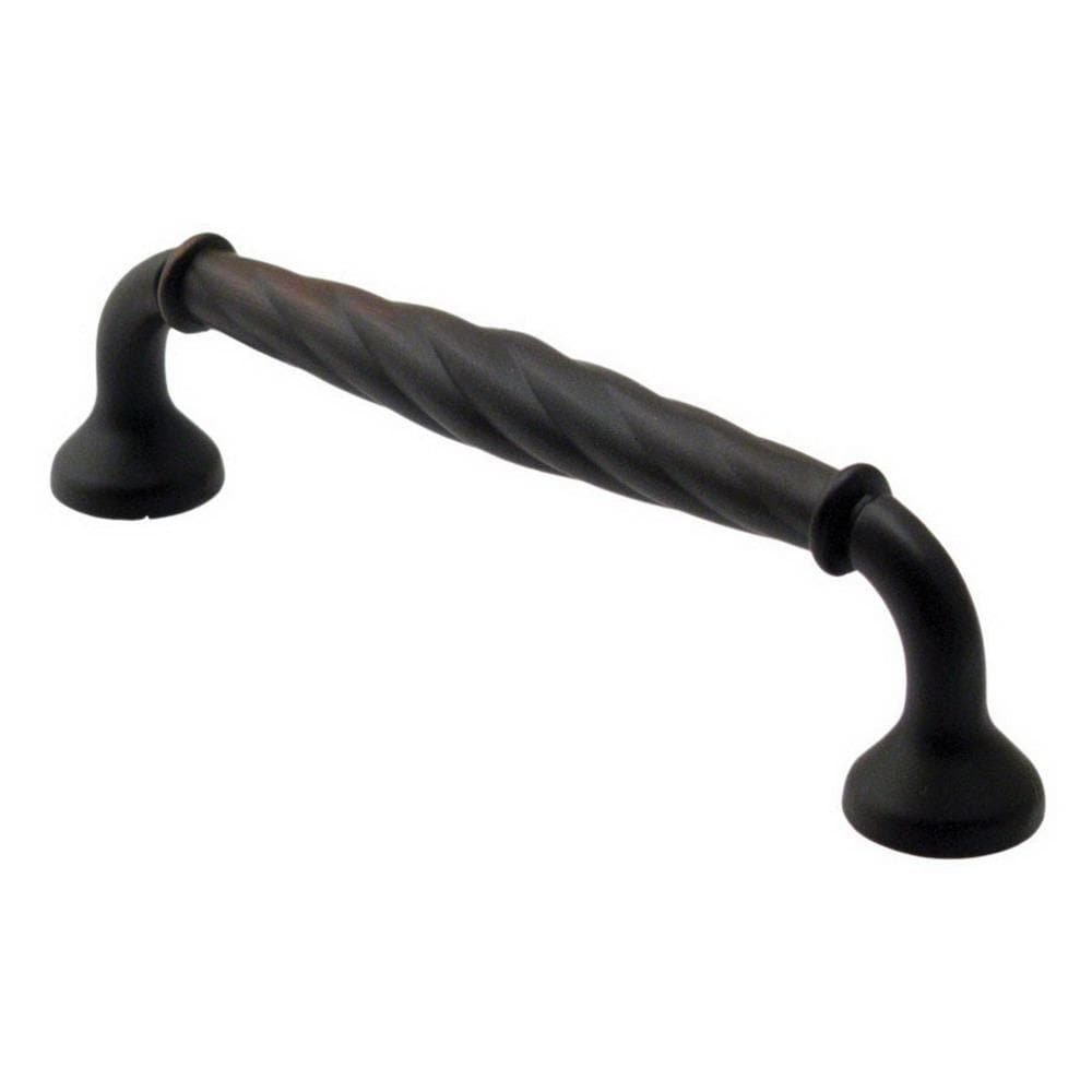 Rusticware 976ORB Traditional 4-in , 102mm Center to Center Oil-rubbed bronze Dual Mount Cylindrical Handle Drawer Pulls