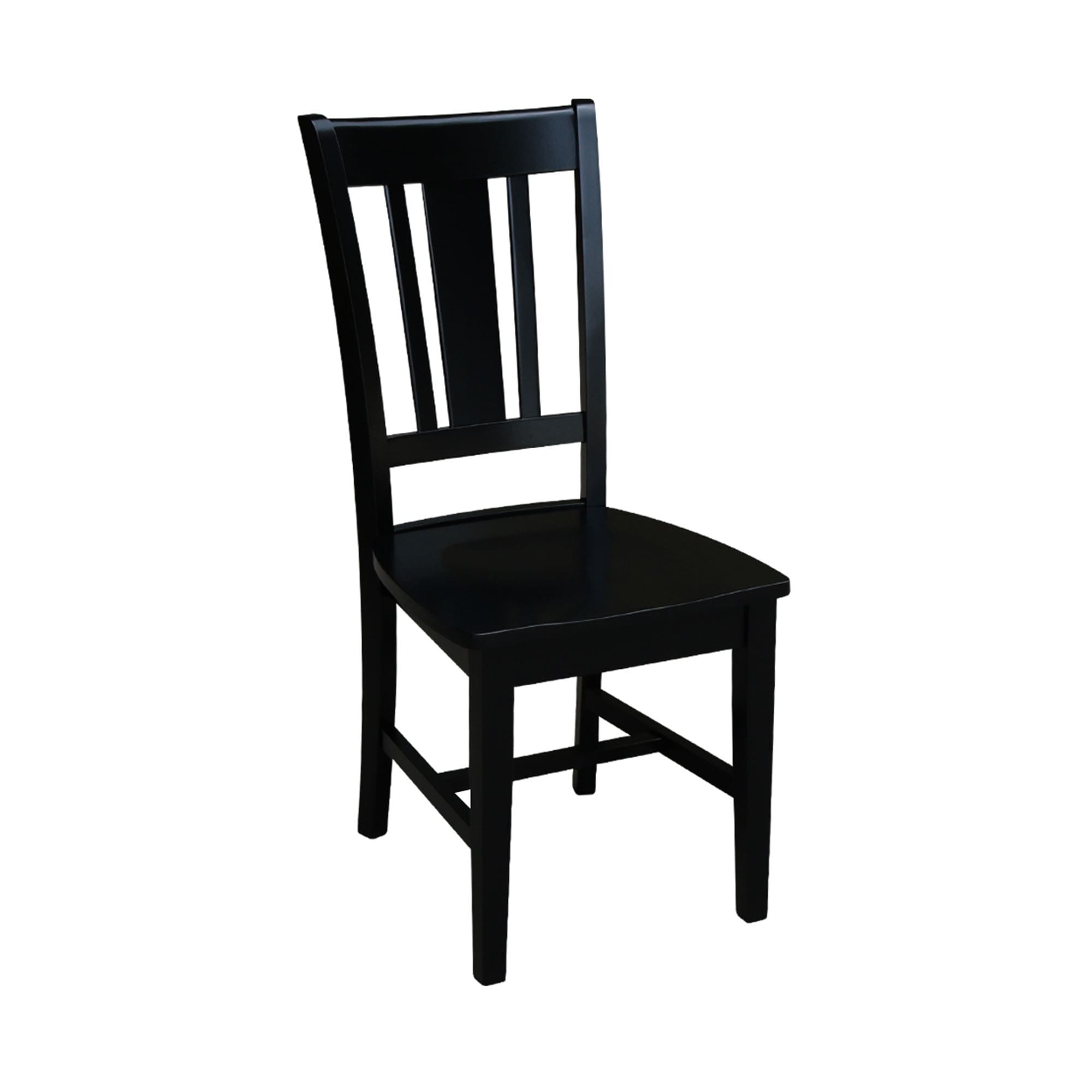 International Concepts Set of 2 Traditional Dining Side Chair (Wood ...