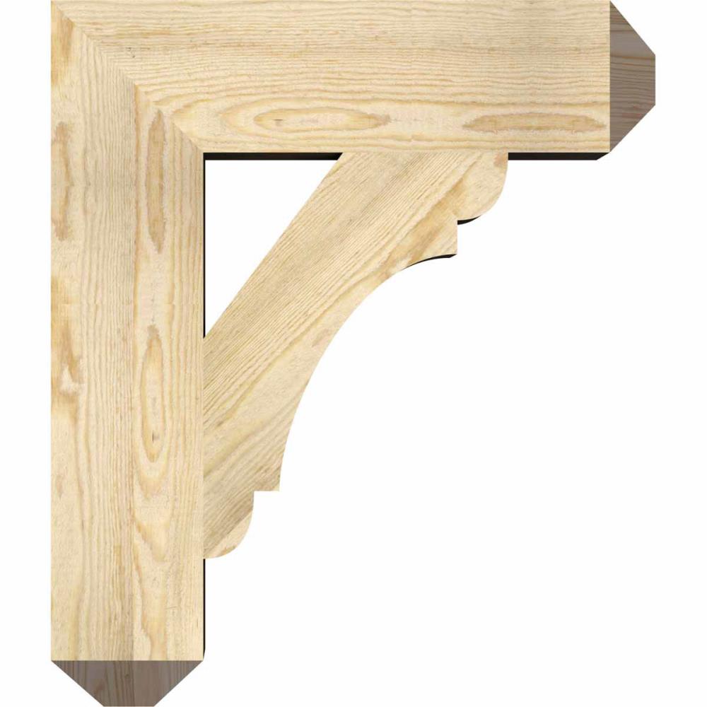 Ekena Millwork BKT06X24X28OLY04RDF Exterior-Brackets-Braces - View #3