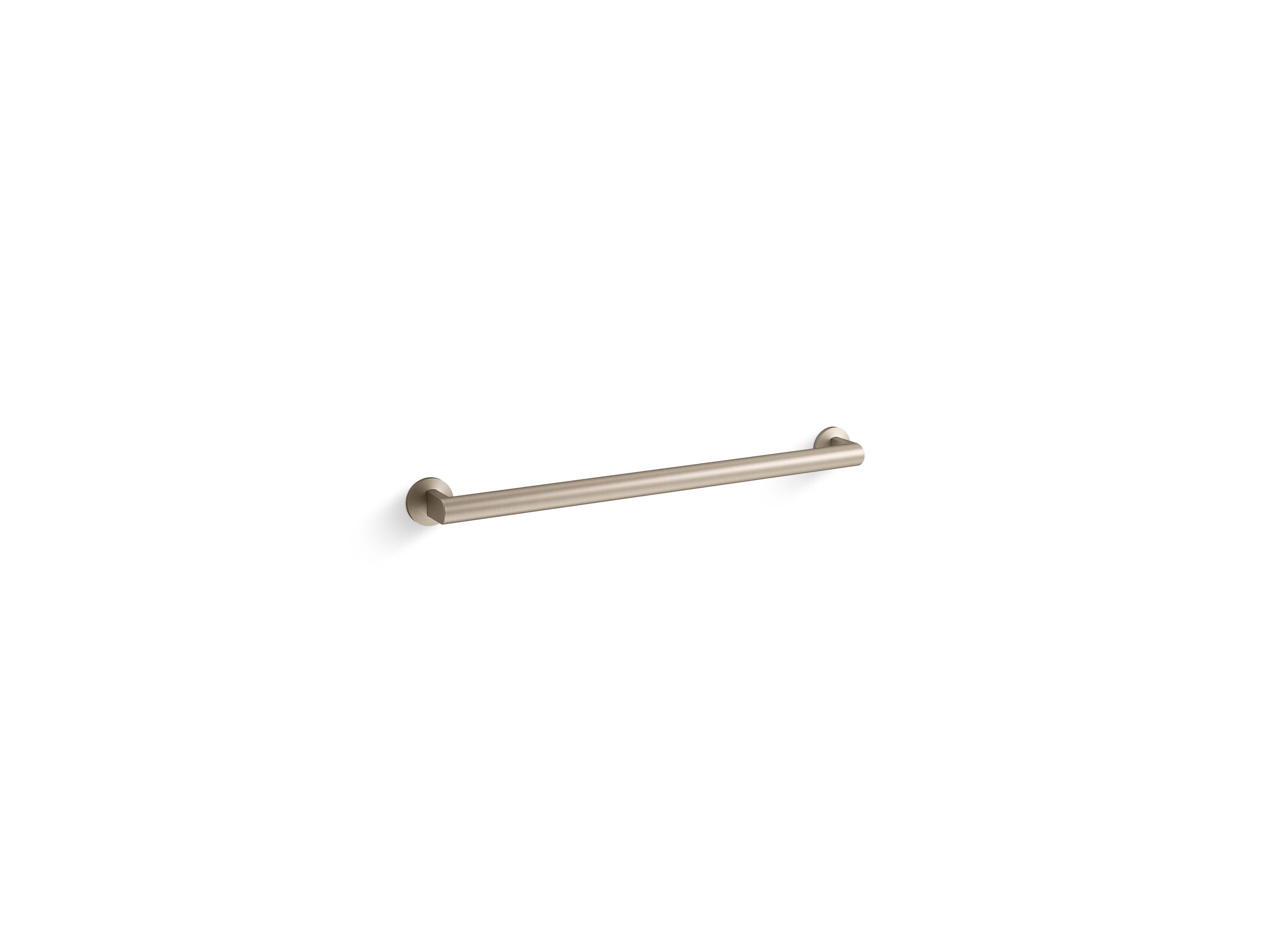 KOHLER Components 2.7 Vibrant Brushed Bronze Wall mount ADA Compliant Grab Bar ( 300-lb Weight Capacity ) #78387-BV