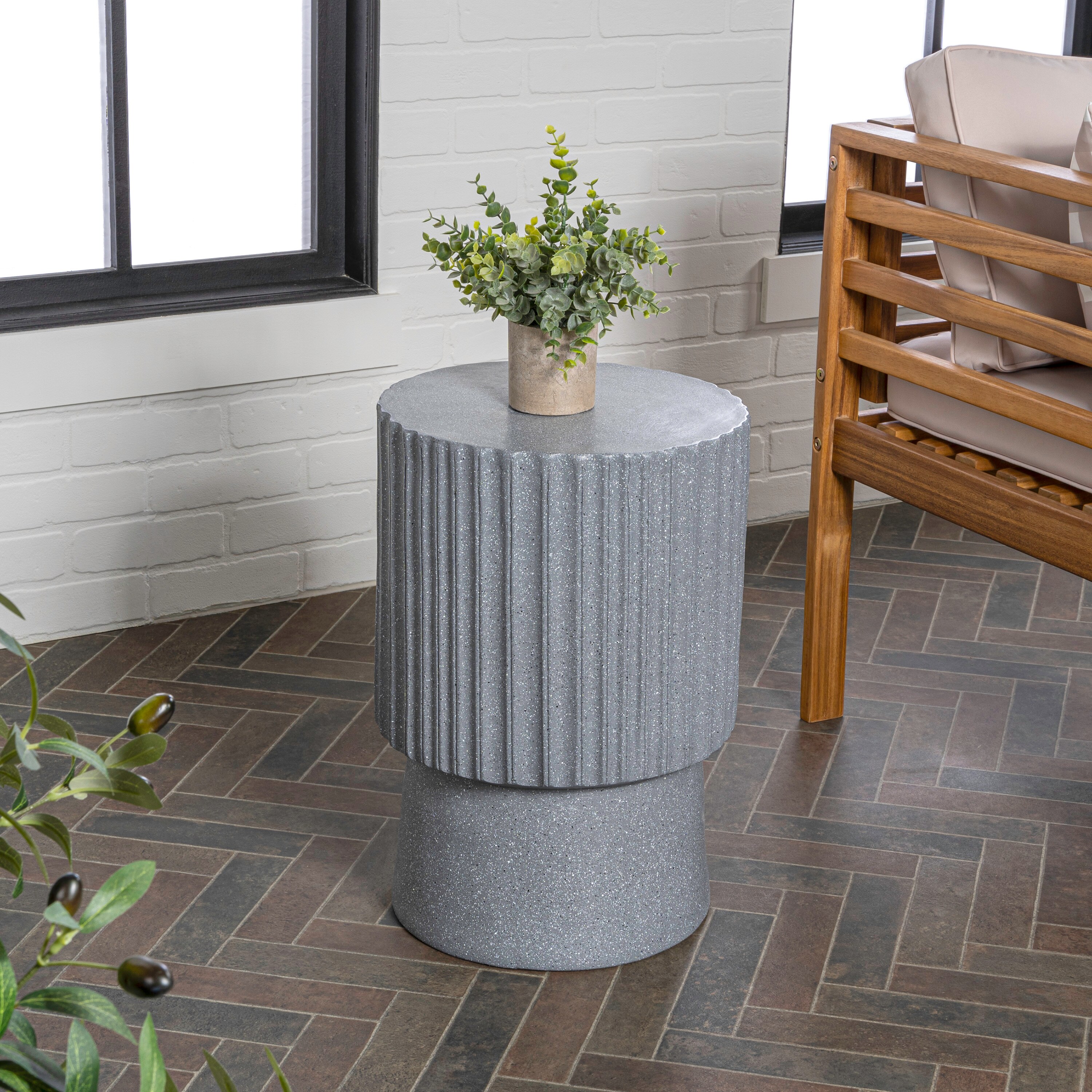 JONATHAN  Y TBL1102A Patio-Tables - View #5