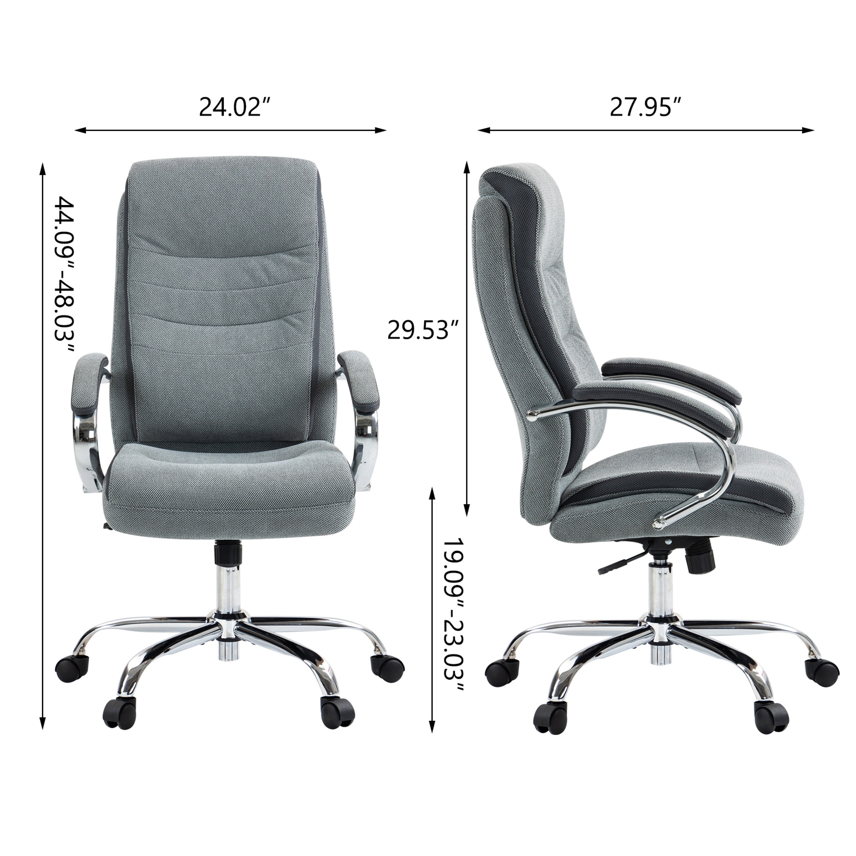 Boyel Living BL-ZJ301931GRY Office-Chairs - View #4