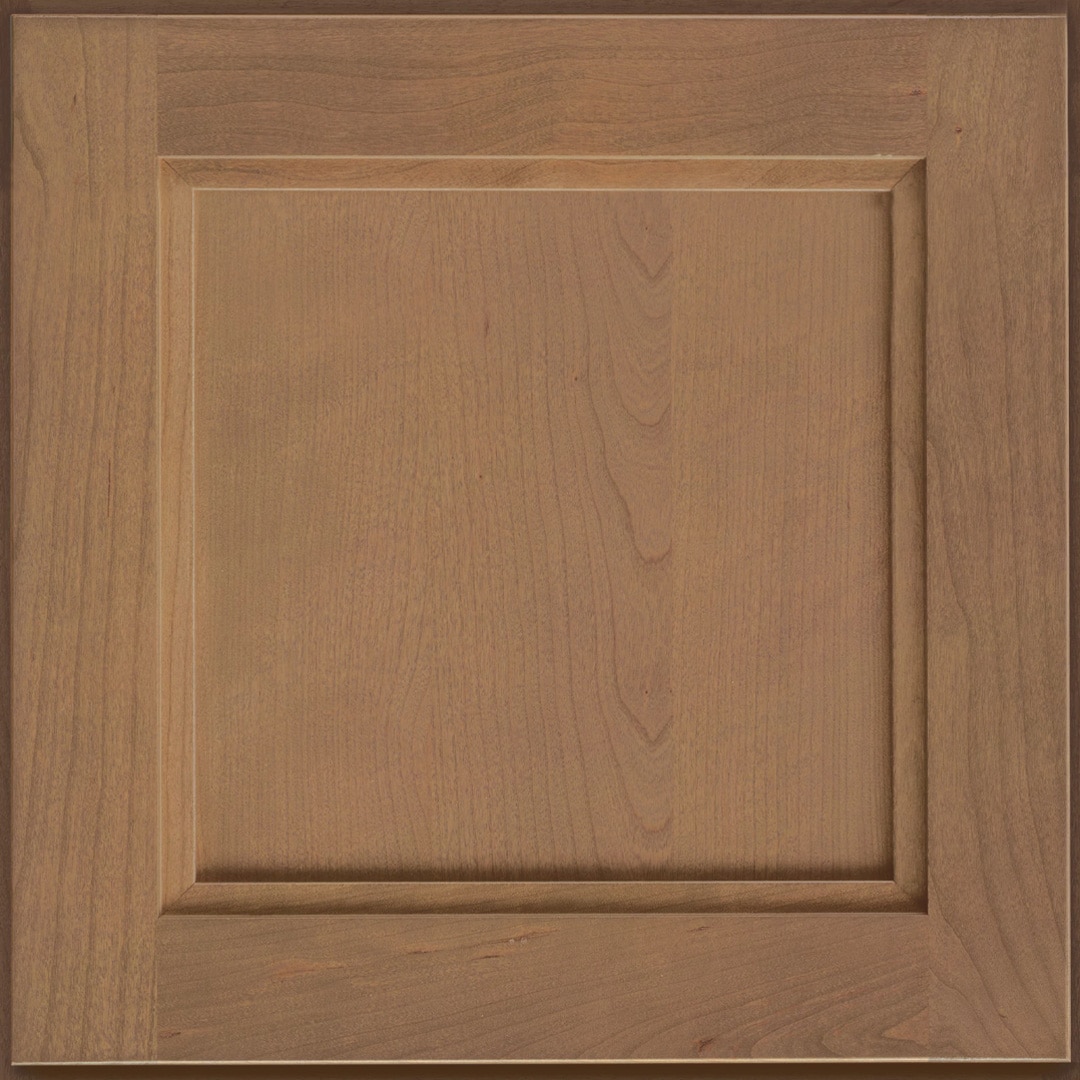 KraftMaid RDCDS,AV3C2,H24C Tavis 14.625-Inches W x 14.625-Inches H Wicker Stained Cherry Kitchen Cabinet Sample (Door Sample)