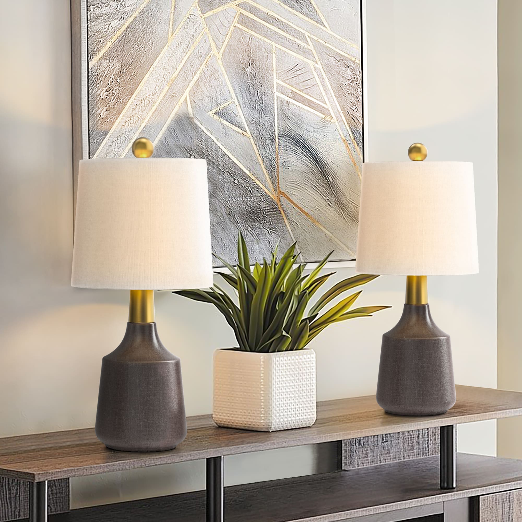 Maxax T233-GY Table-Lamps - View #2