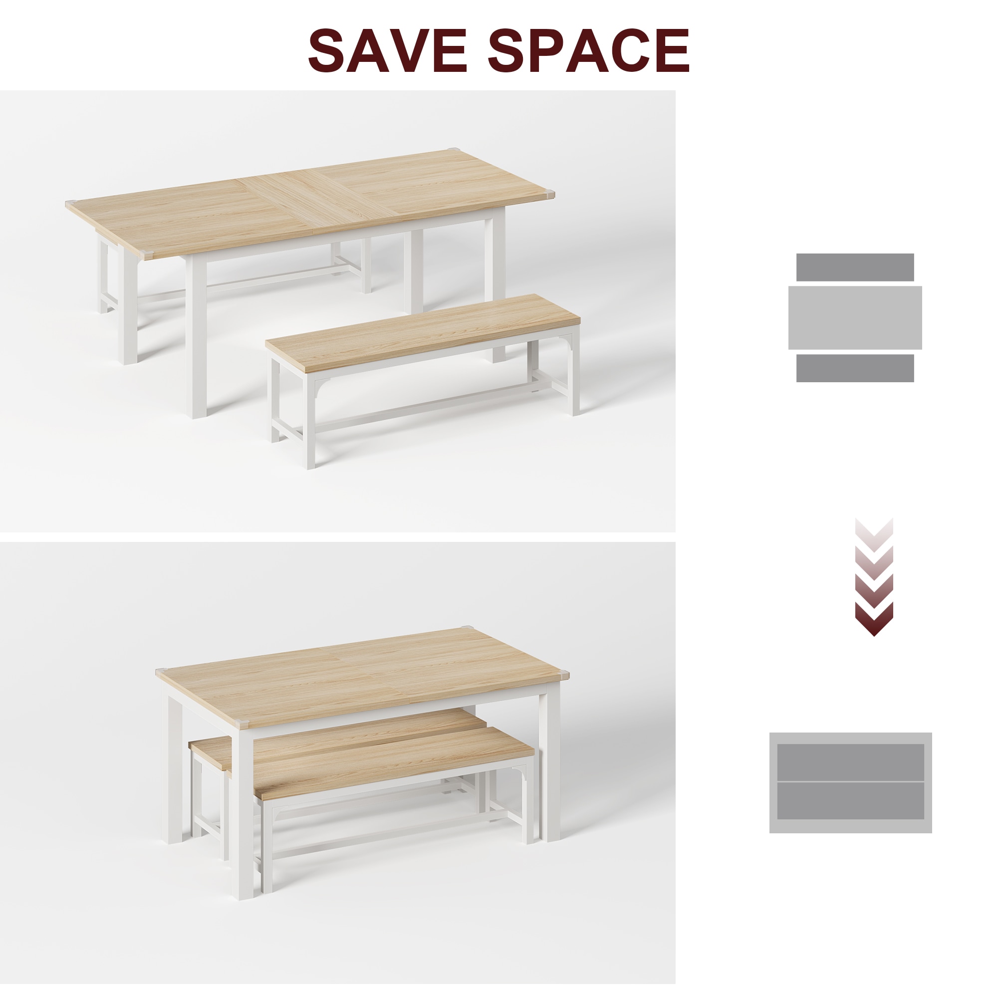 IdealHouse CMC-IBTY-SBK73NE3VOT Dining-Sets - View #6