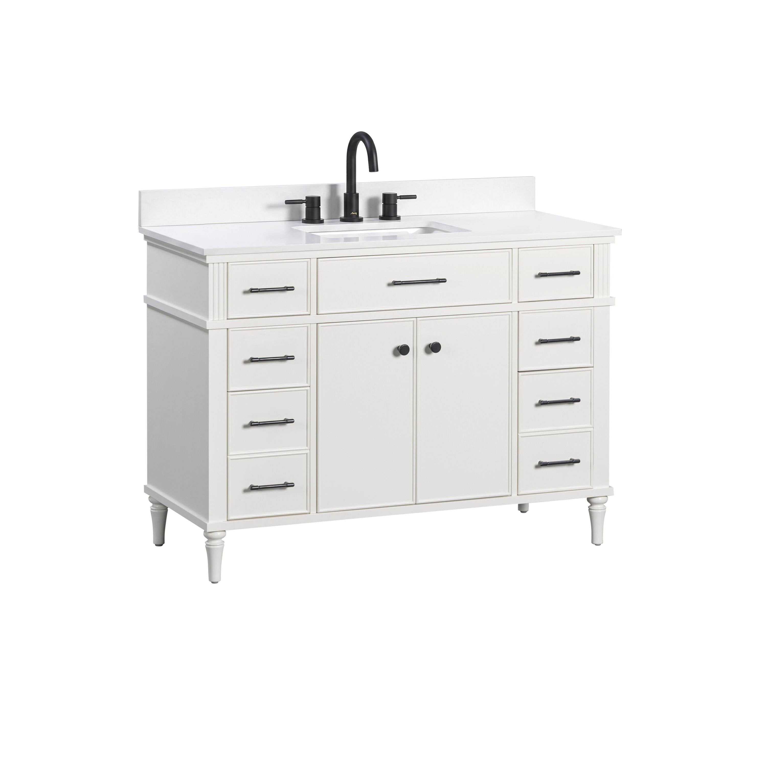 allen + roth L25069-VS48-DV Bath-Vanity-Combo - View #4