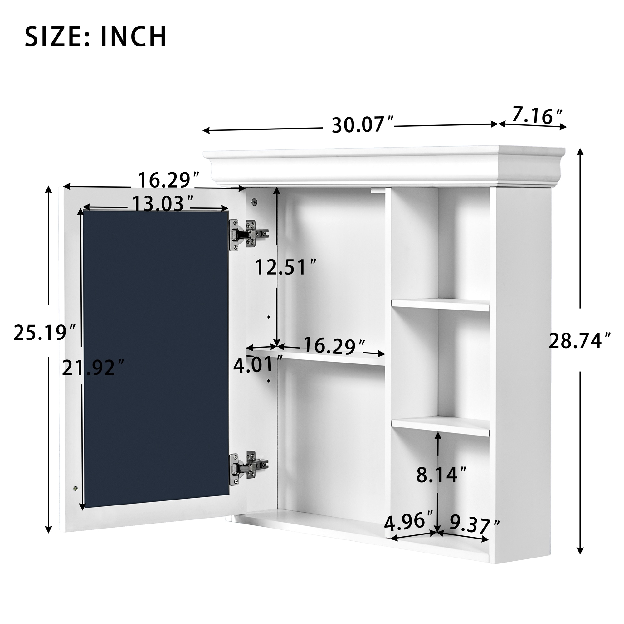 Forclover HBV-B062223 Bathroom-Medicine-Cabinets - View #9