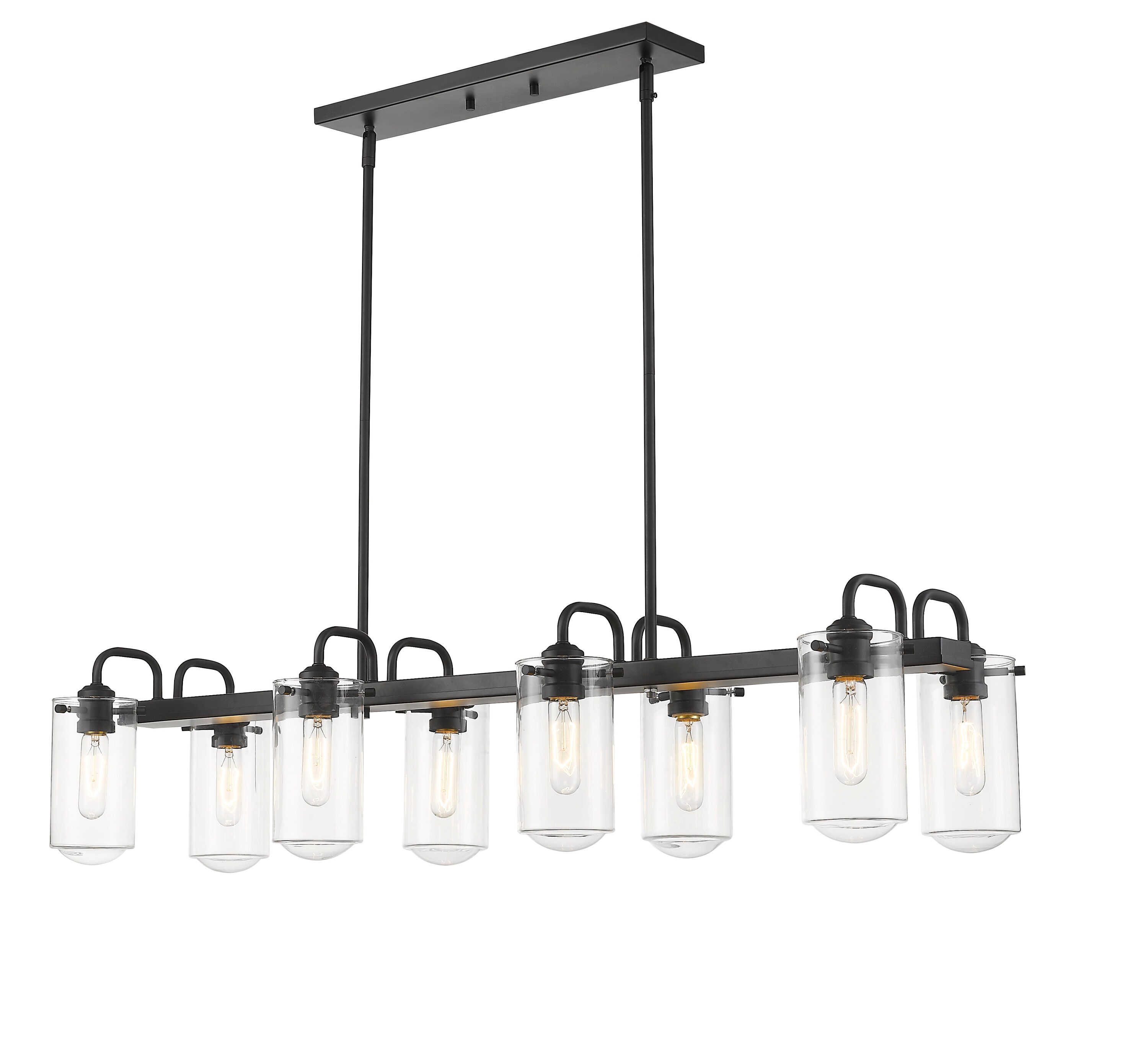 Z-Lite 471-8L-MB Pool-Table-Lighting - View #3
