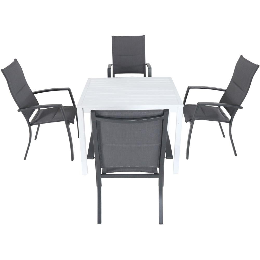 Hanover DELDNS5PCHBSQ-WG Patio-Dining-Sets - View #7