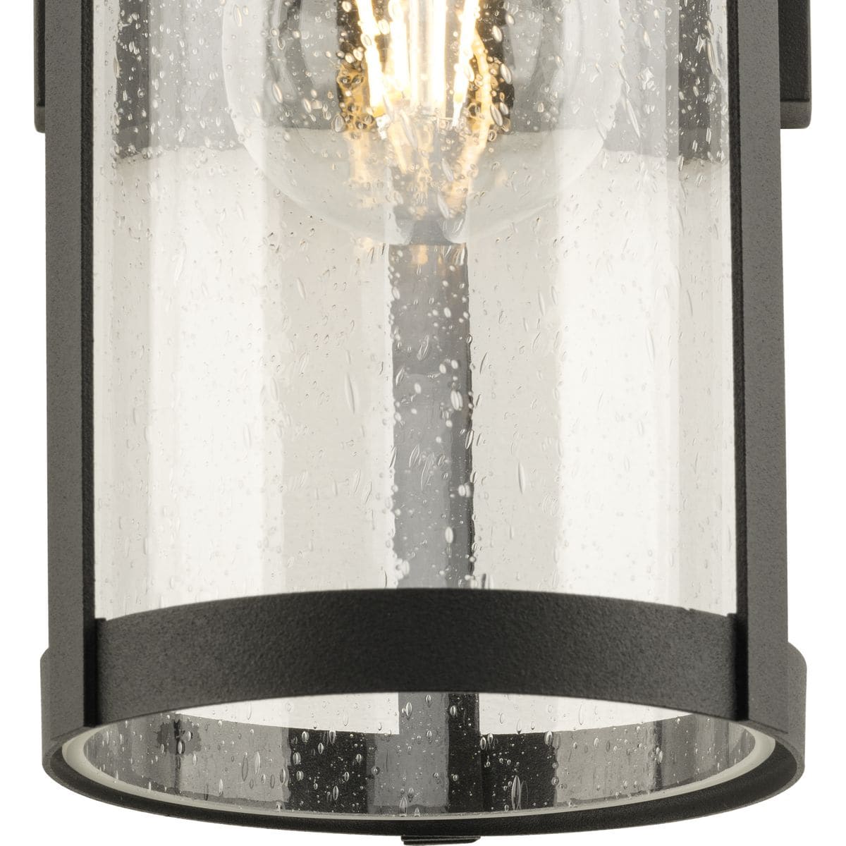 Belden Black Cast Aluminum Outdoor Wall Lantern with Clear Glass