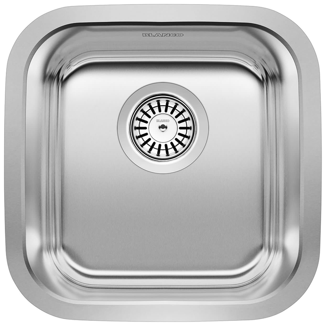 BLANCO 441026 Stellar 15.0-in L x 15.0-in W Stainless steel No Faucet Hole Undermount Residential Bar Sink