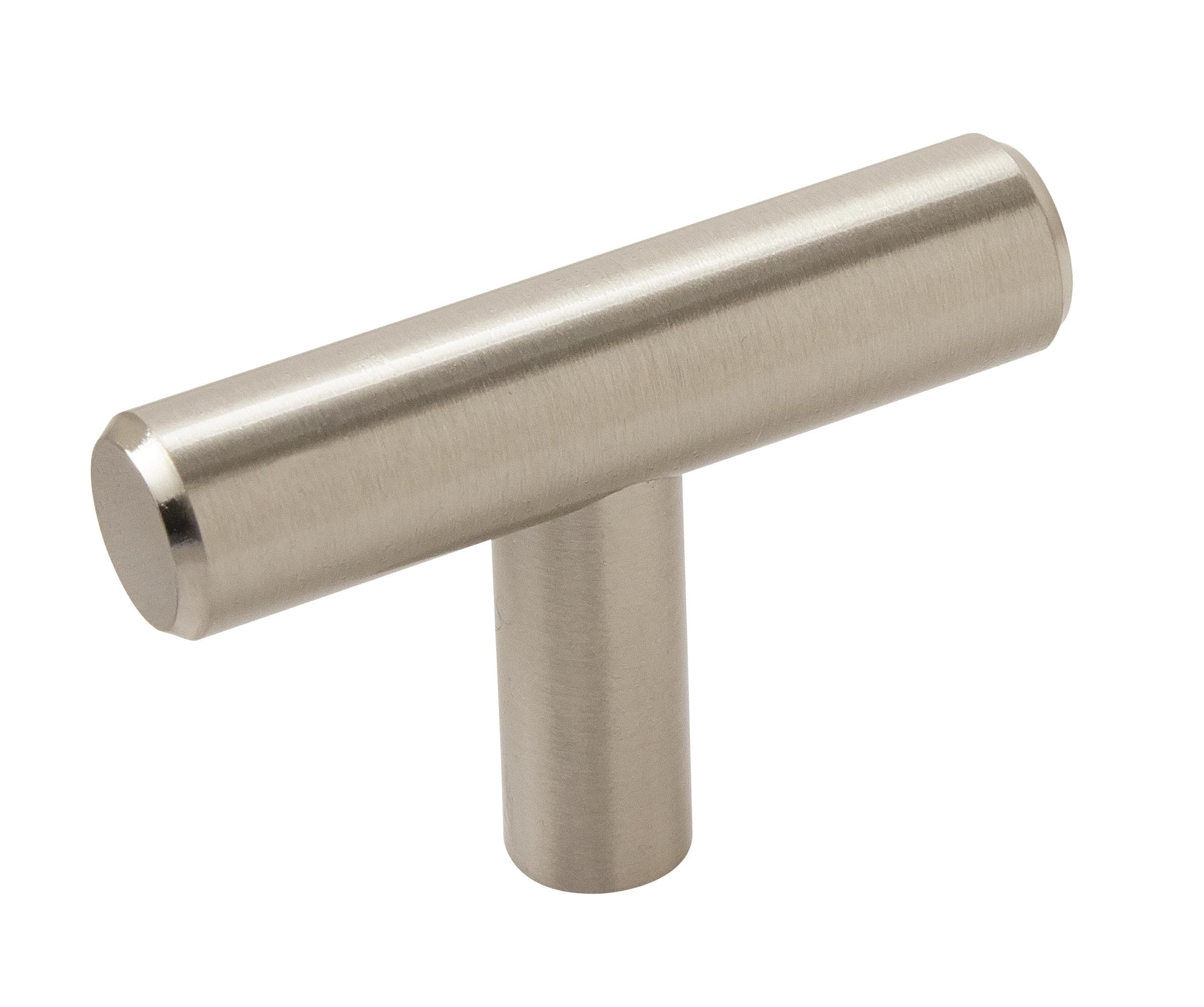 Amerock BP19009CSG9 Bar Pulls 1-15/16-in Sterling Nickel Bar Contemporary Cabinet Knob